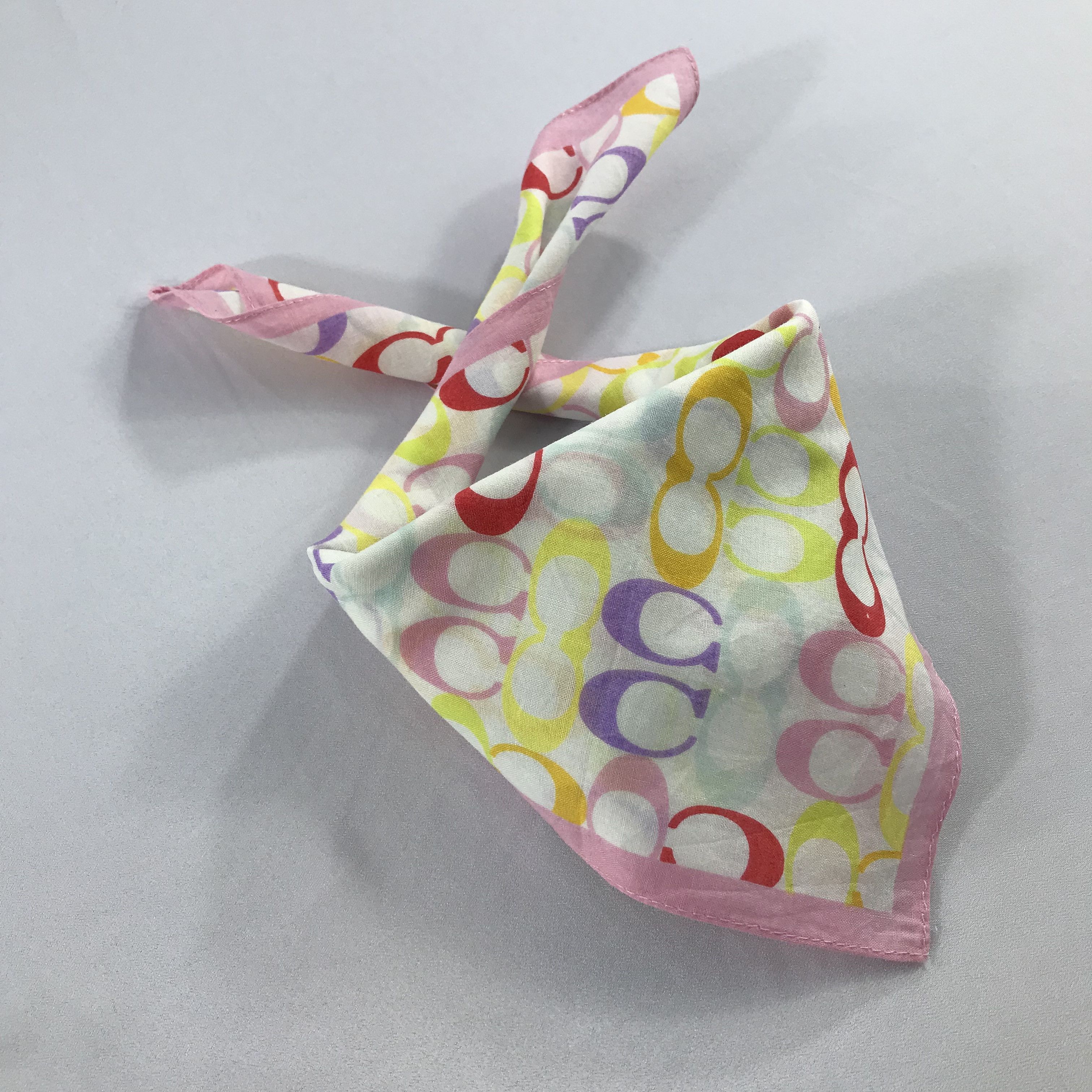 Coach × Vintage Coach Bandana / Handkerchief / Neckerchief - S2201 Size ONE SIZE - 4 Thumbnail