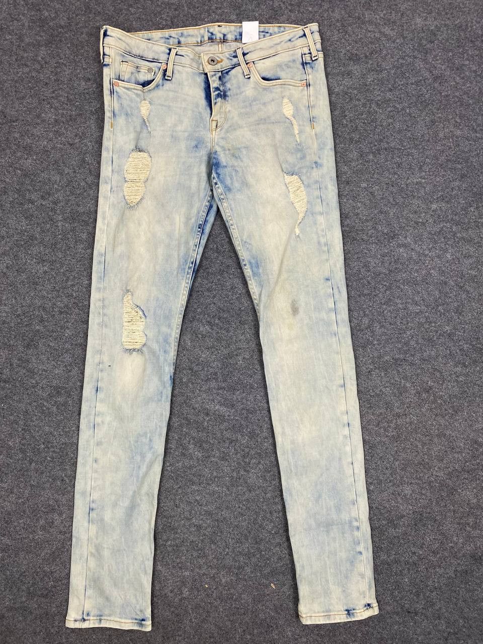 H&M & denim by H&M acid wash distressed denim Size US 32 / EU 48 - 5 Thumbnail