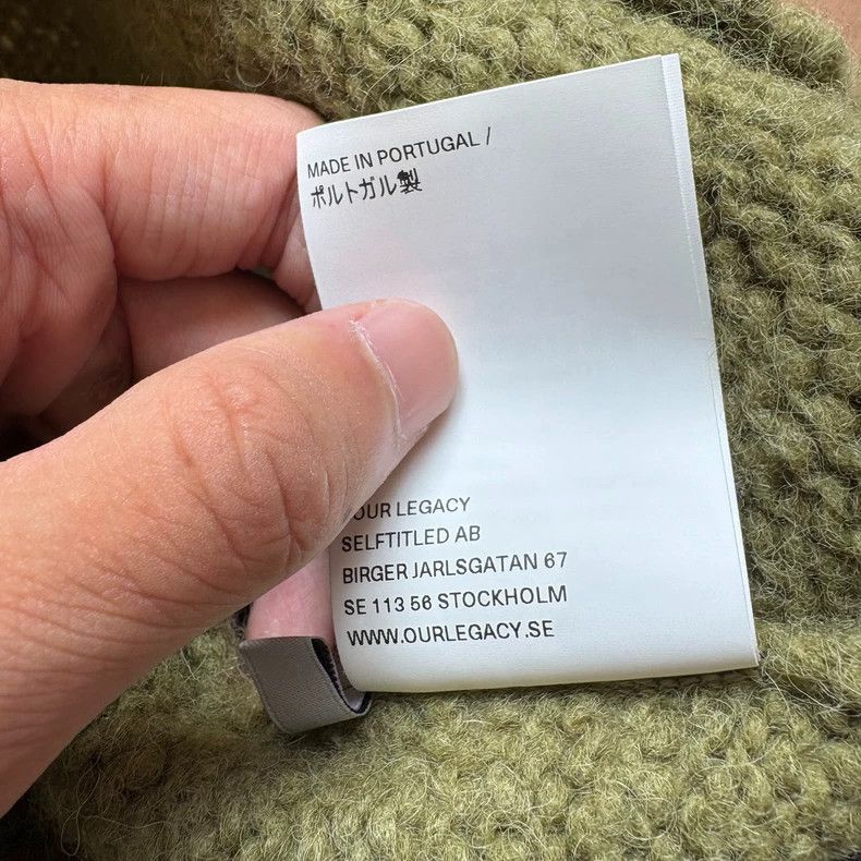 Our Legacy Our Legacy size46 Round collar sweater with shoulder slits. Size US S / EU 44-46 / 1 - 4 Thumbnail