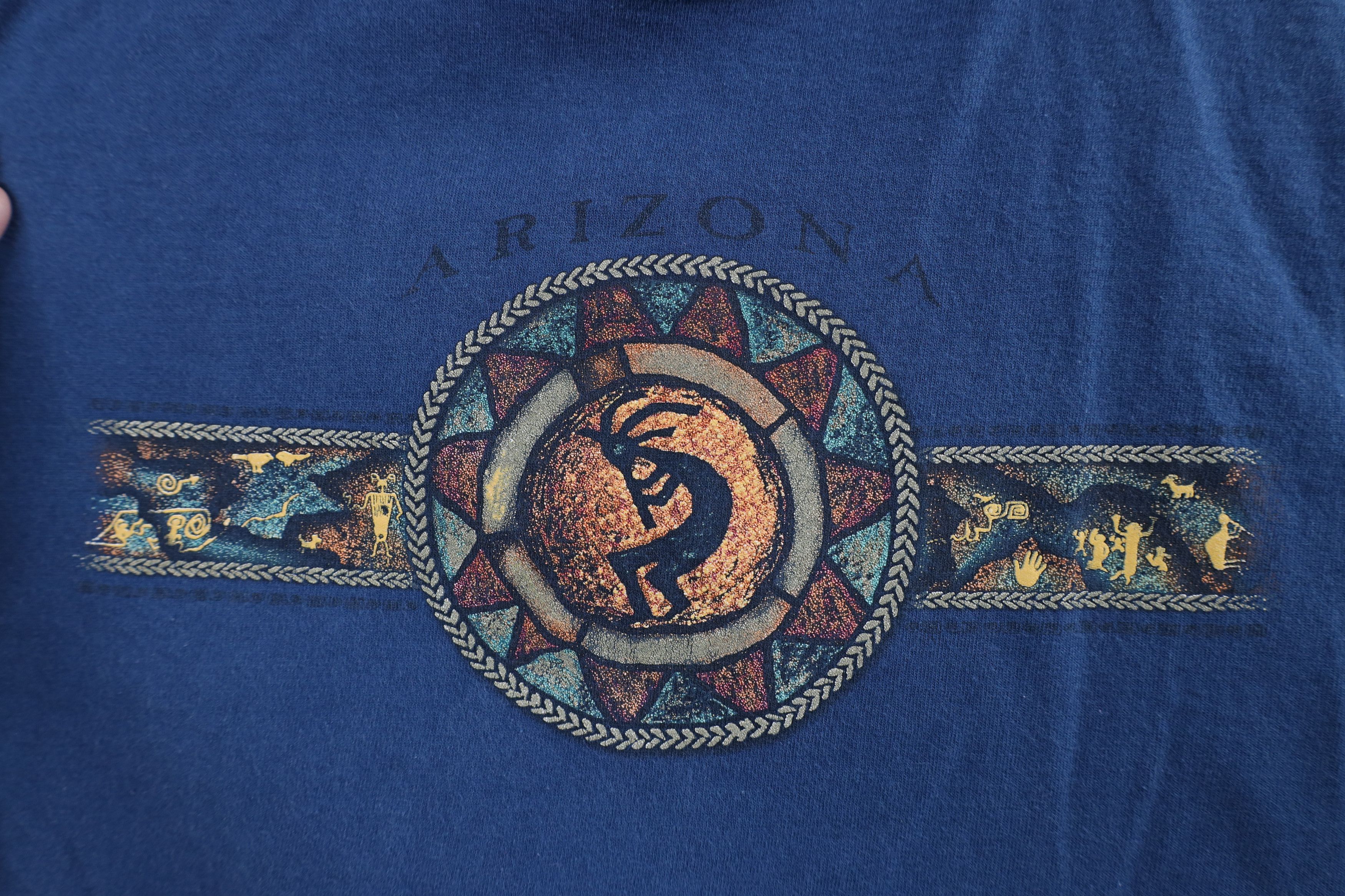 Vintage Vintage 90s Y2K Streetwear Kokopelli Short Sleeve T-Shirt Size US XL / EU 56 / 4 - 4 Thumbnail