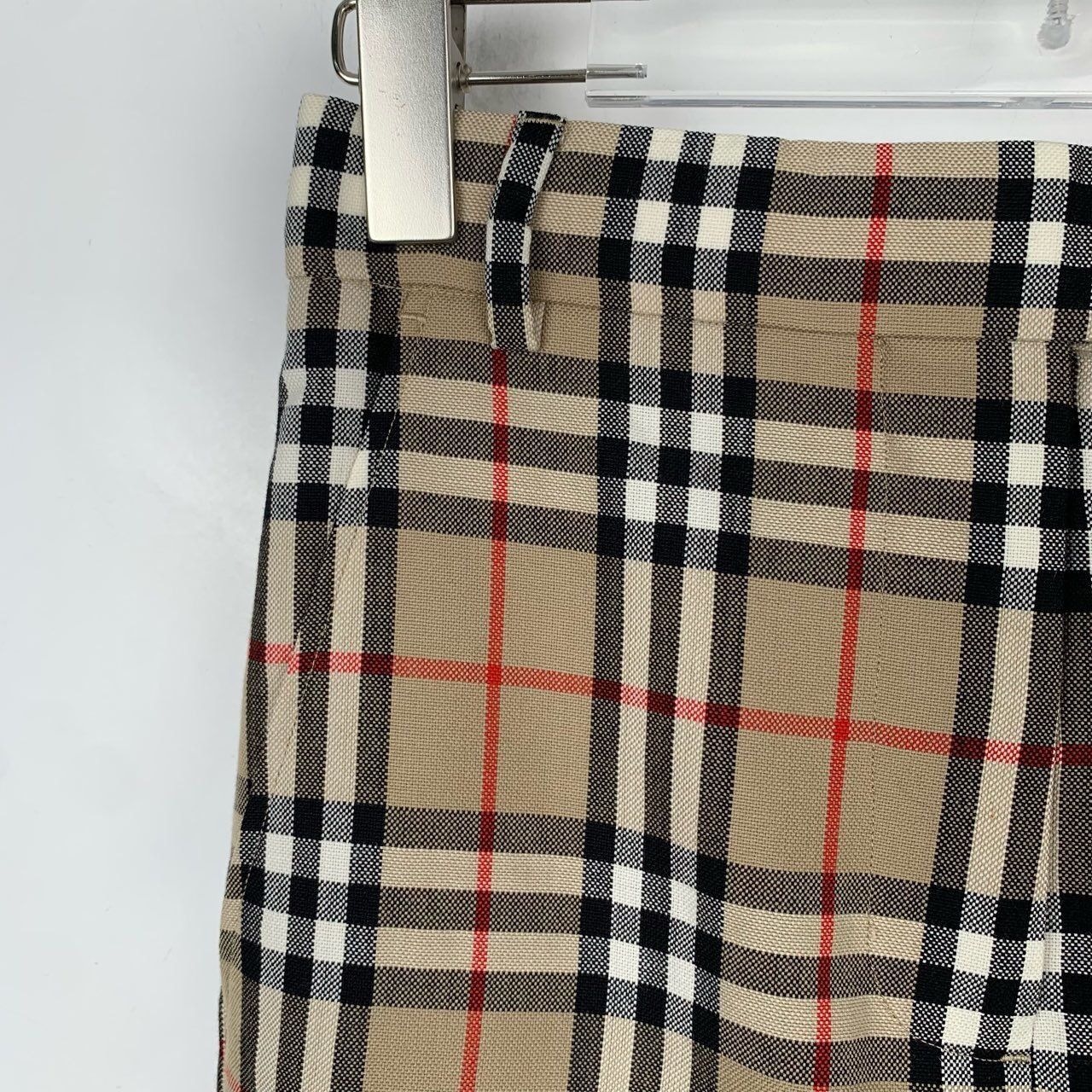 Burberry Burberry Classic Check Wool Straight-Leg Trousers (Size 34) Size 34" / US 12 / IT 48 - 5 Thumbnail