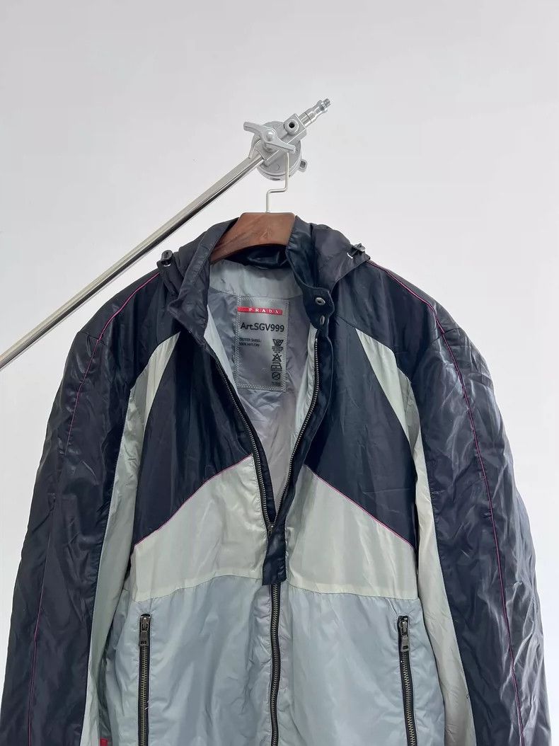 Prada prada Red label nylon color-block zipper jacket 2504-Nextar Size US L / EU 52-54 / 3 - 4 Thumbnail
