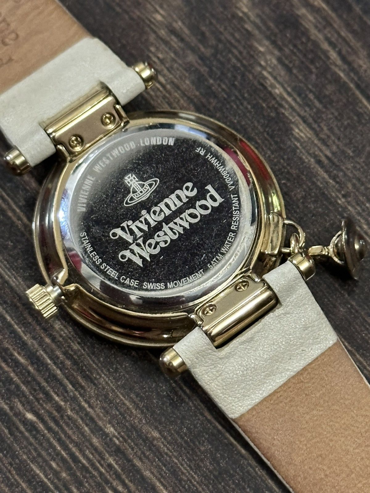 Vivienne Westwood ORB-POP White/Gold Y2k Watch