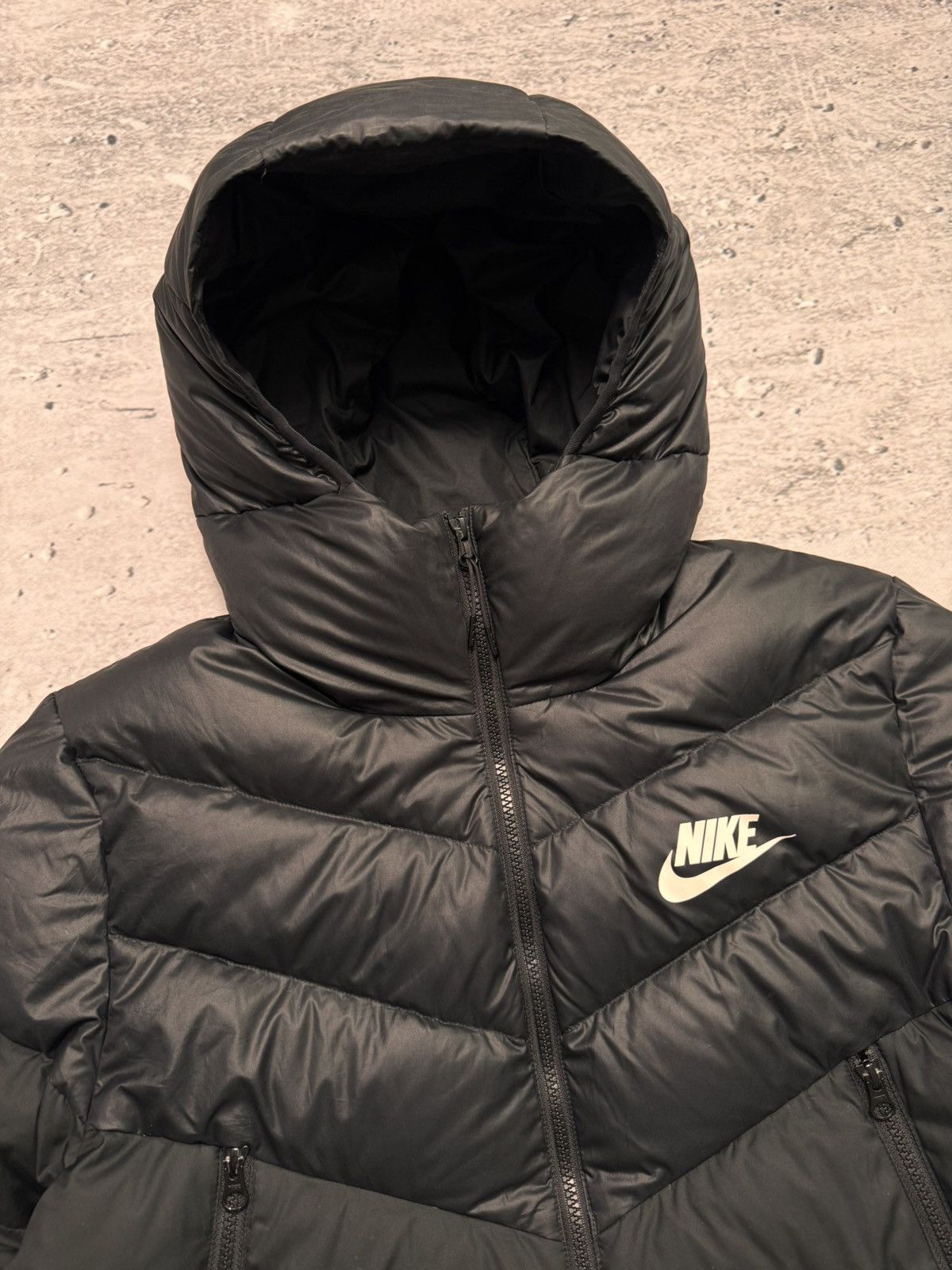 Nike × Nike ACG NIKE PUFFER DOWN BASIC LOGO OVERSIZE NYLON JACKET Size US L / EU 52-54 / 3 - 3 Thumbnail