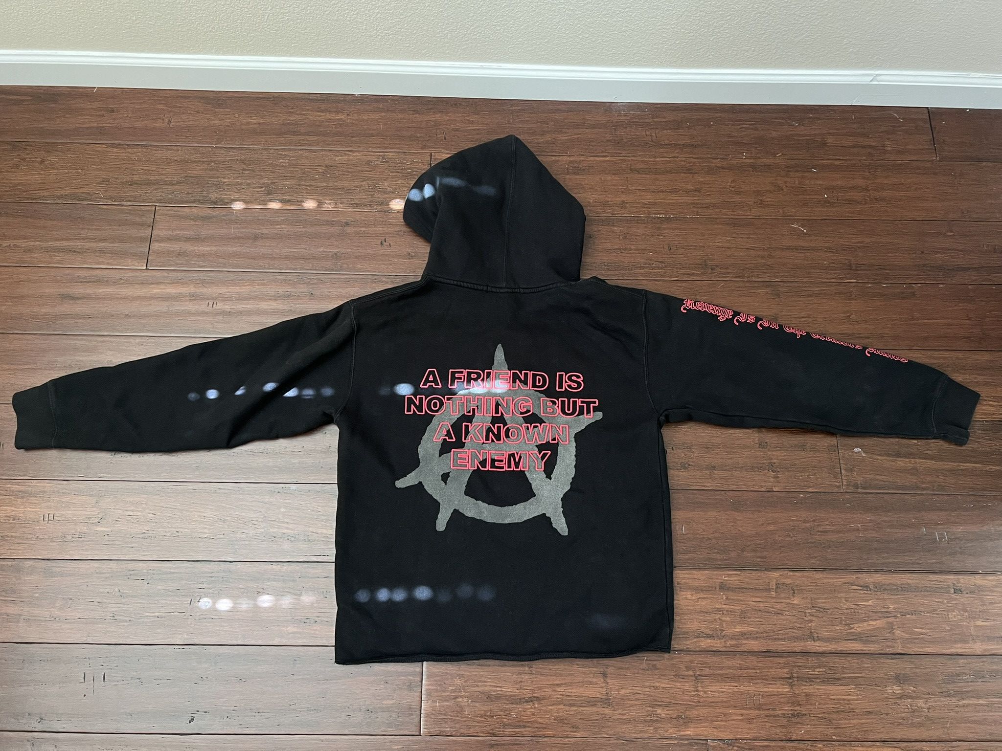 Revenge Revenge ANARCHY Hoodie Size US M / EU 48-50 / 2 - 2 Thumbnail
