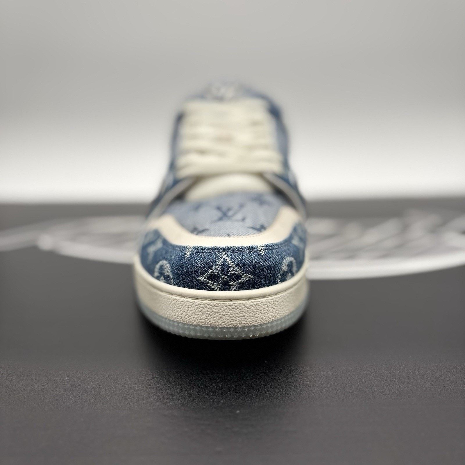 Louis Vuitton 12-12.5 US Louis Vuitton Trainer Denim ' Navy ' | EXCELLENT! Size US 12 / EU 45 - 6 Thumbnail