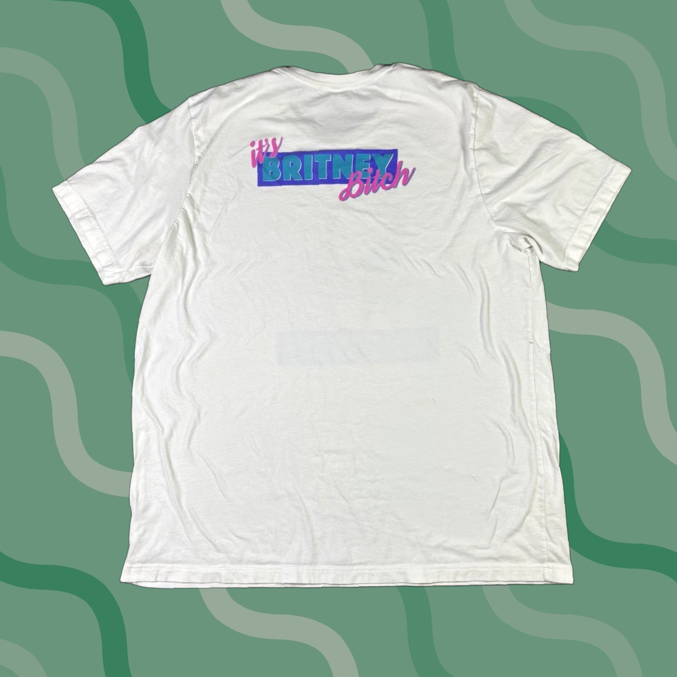 Vintage Britney Spears T-Shirt Womens 2XL White Short Sleeve Pullover Size XXL / US 16-18 / IT 52-54 - 1 Thumbnail