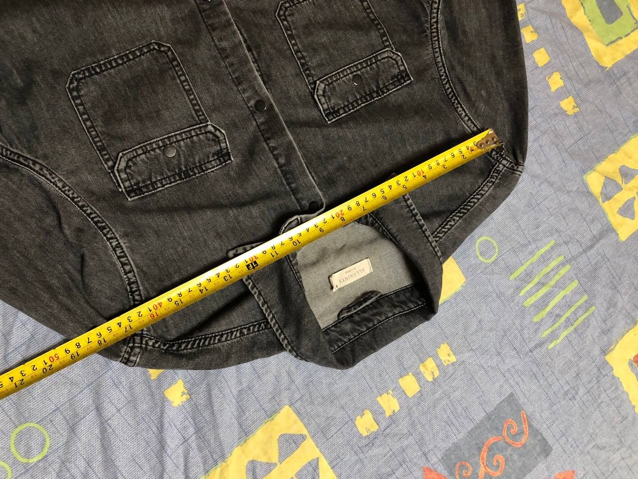 Allsaints vintage denim shirts Allsaints Streetwear Y2K Size US XL / EU 56 / 4 - 8 Thumbnail