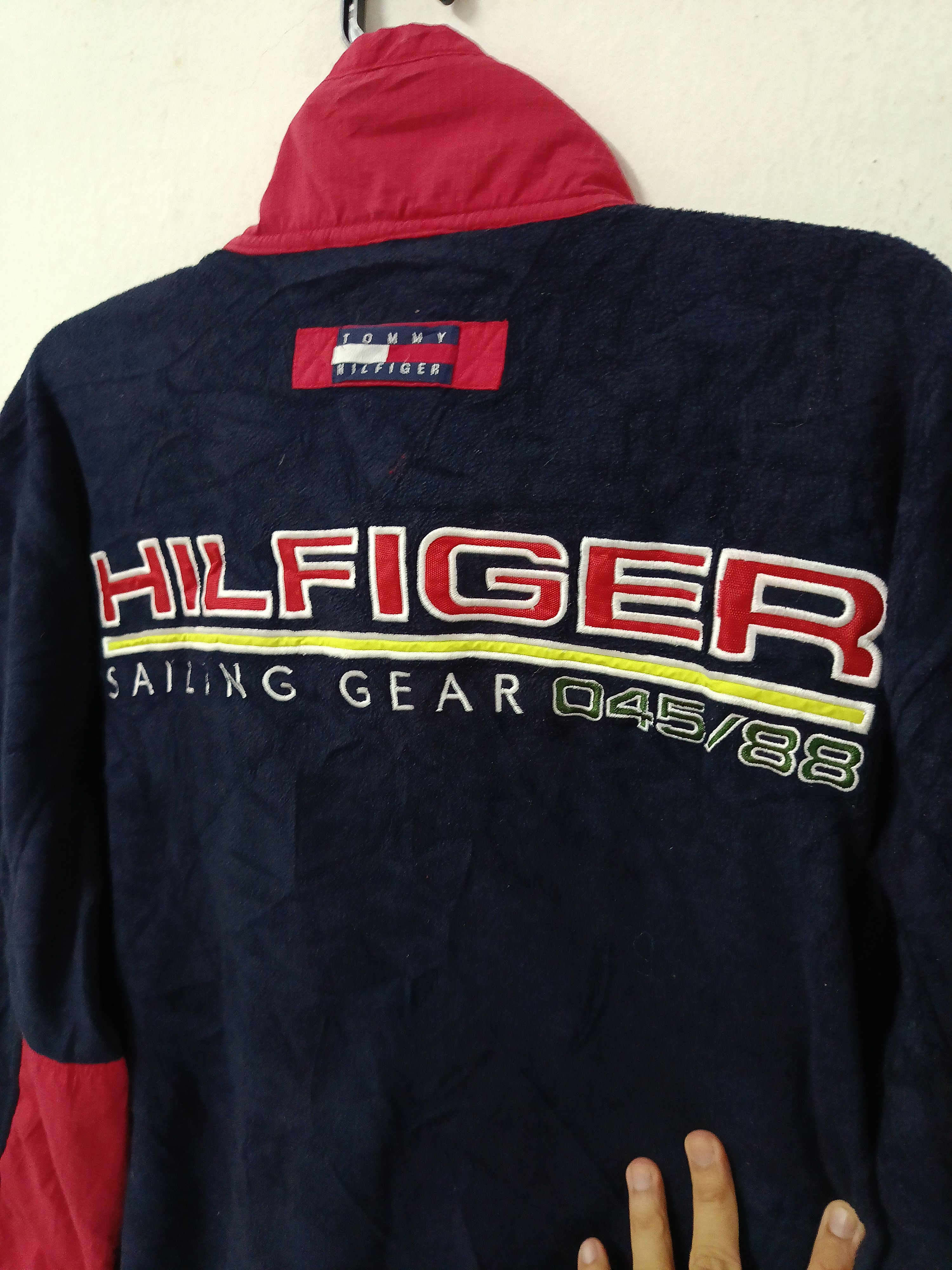 Tommy Hilfiger × Vintage Vtg Tommy Hilfiger sailing gear Fleece jacket Size US M / EU 48-50 / 2 - 4 Thumbnail