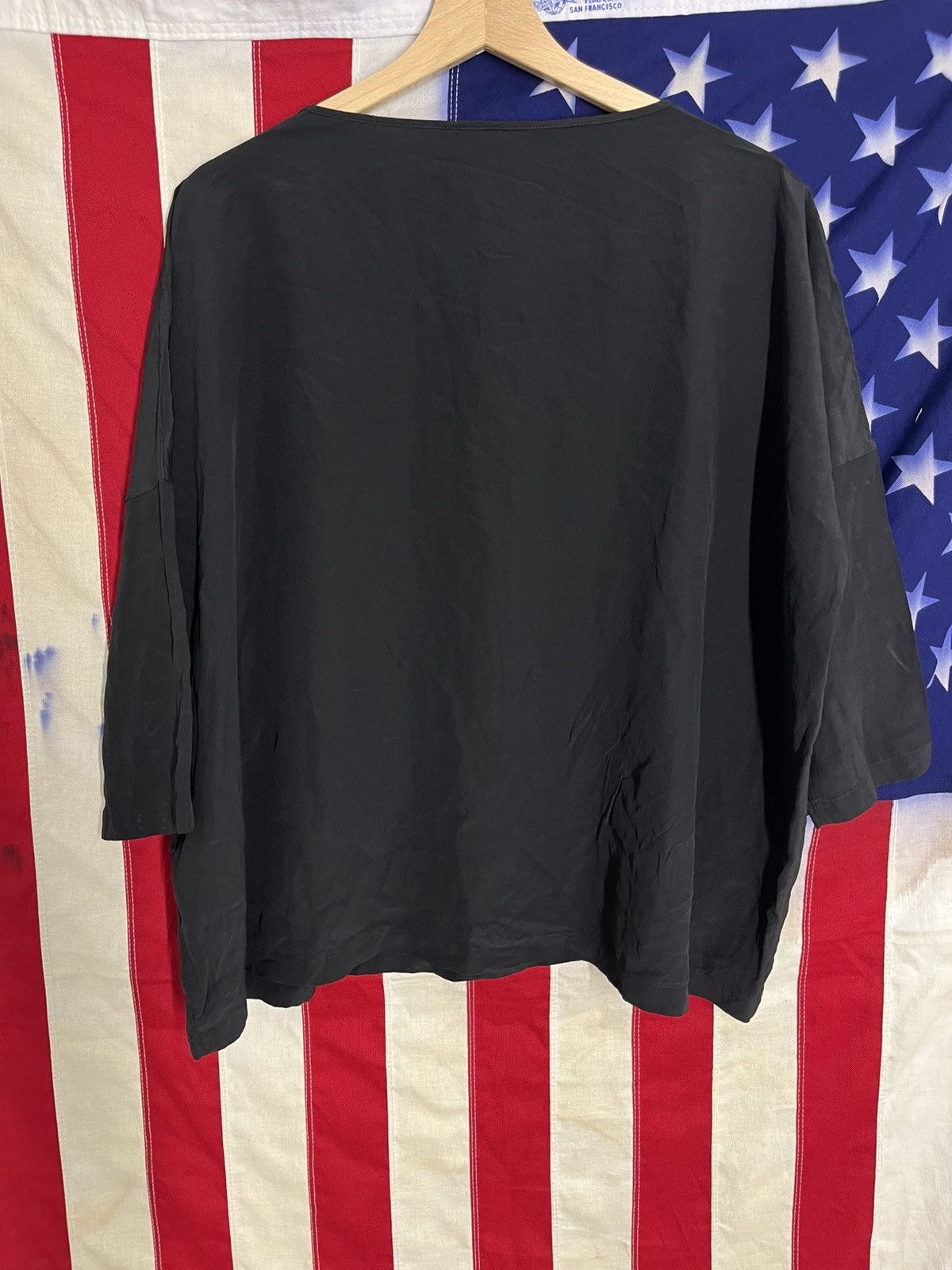 Missoni Missoni Black Silk Oversized Blouse Size M / US 6-8 / IT 42-44 - 2 Thumbnail