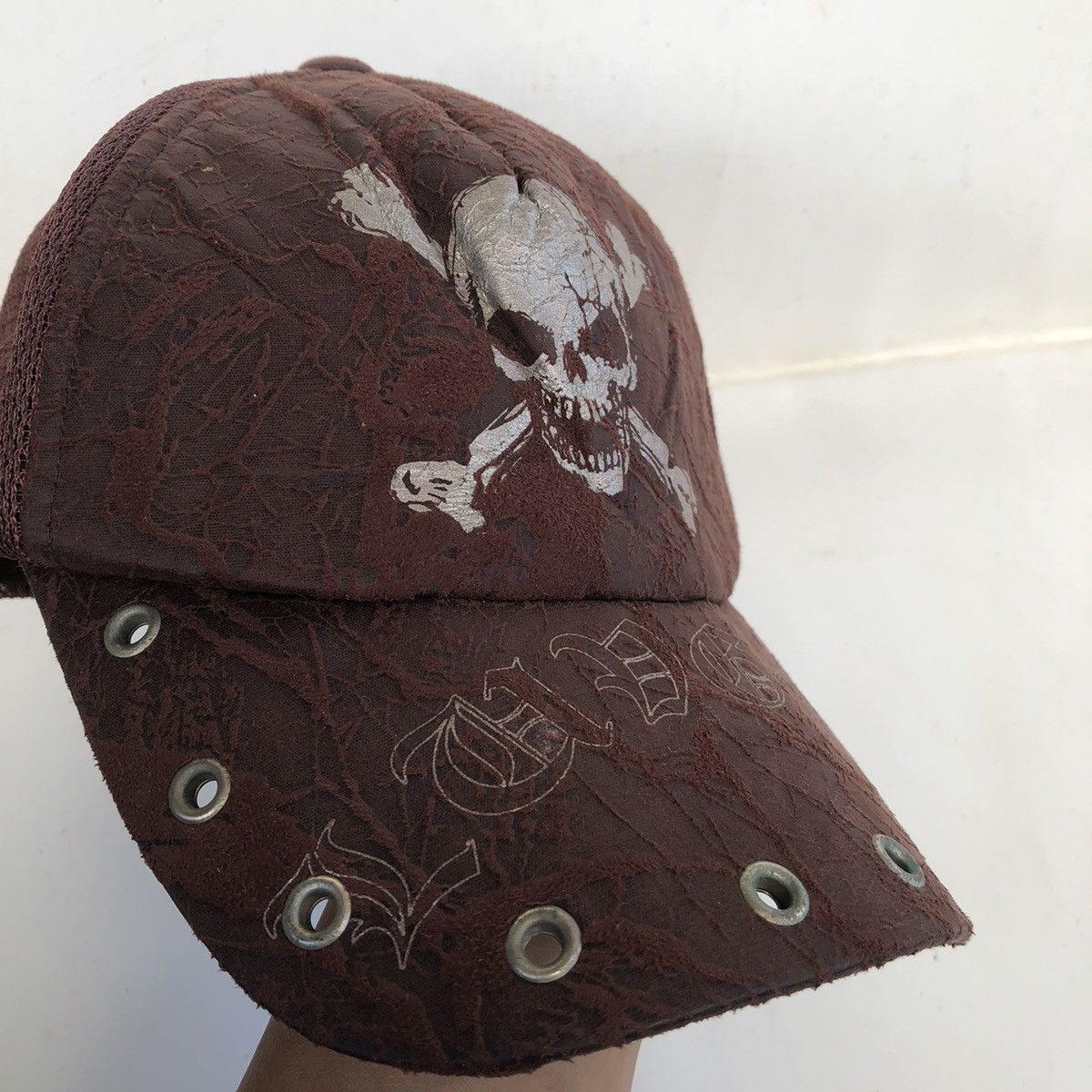 Hysteric Glamour STUDDED SKUL JAPANESE CAP Size ONE SIZE - 3 Thumbnail