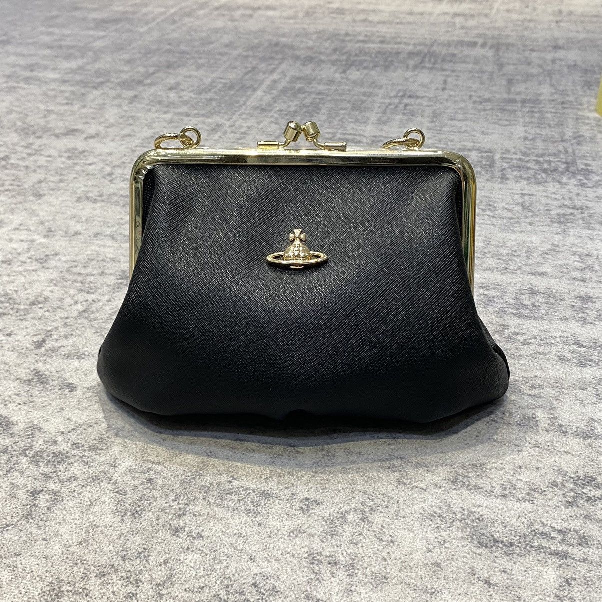 Vivienne Westwood VIVIENNE WESTWOOD Granny Frame Purse Crossbody Bag BLACK Size ONE SIZE - 1 Thumbnail