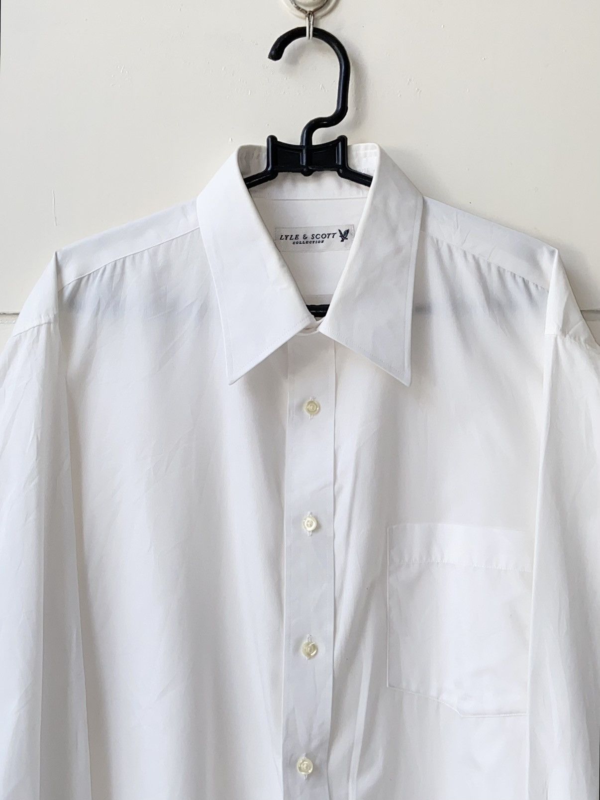 Designer × Lyle & Scott LYLE & SCOTT Collection White Shirt Size US L / EU 52-54 / 3 - 11 Thumbnail