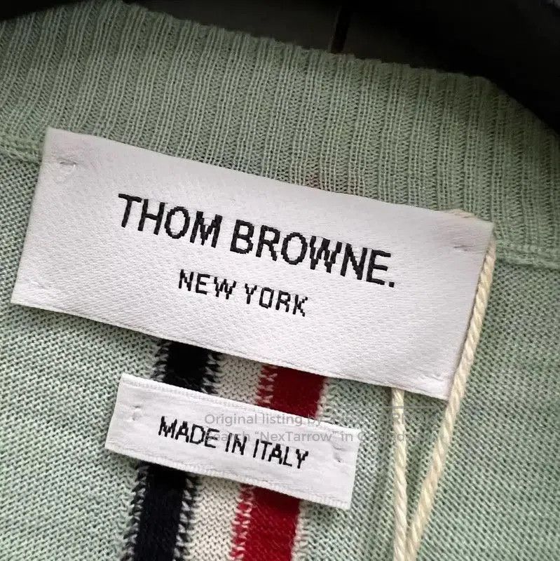Thom Browne Thom Browne Green Wool Women's Long Sleeve Sweater . Size M / US 6-8 / IT 42-44 - 2 Thumbnail