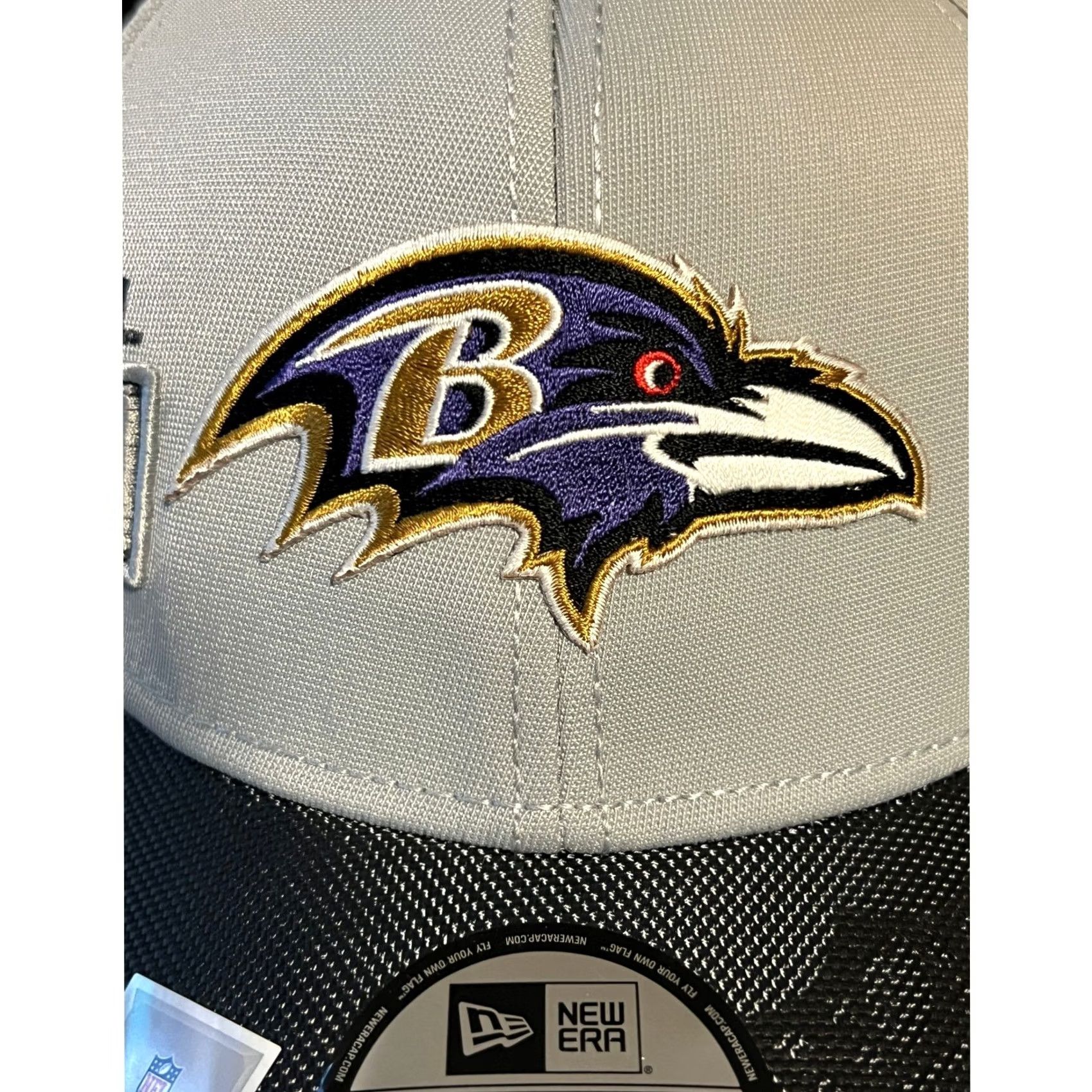 New Era New Era Baltimore Ravens Hat Mens M/L Gray Super Bowl XLVII Champions 39THIRTY Size ONE SIZE - 3 Thumbnail
