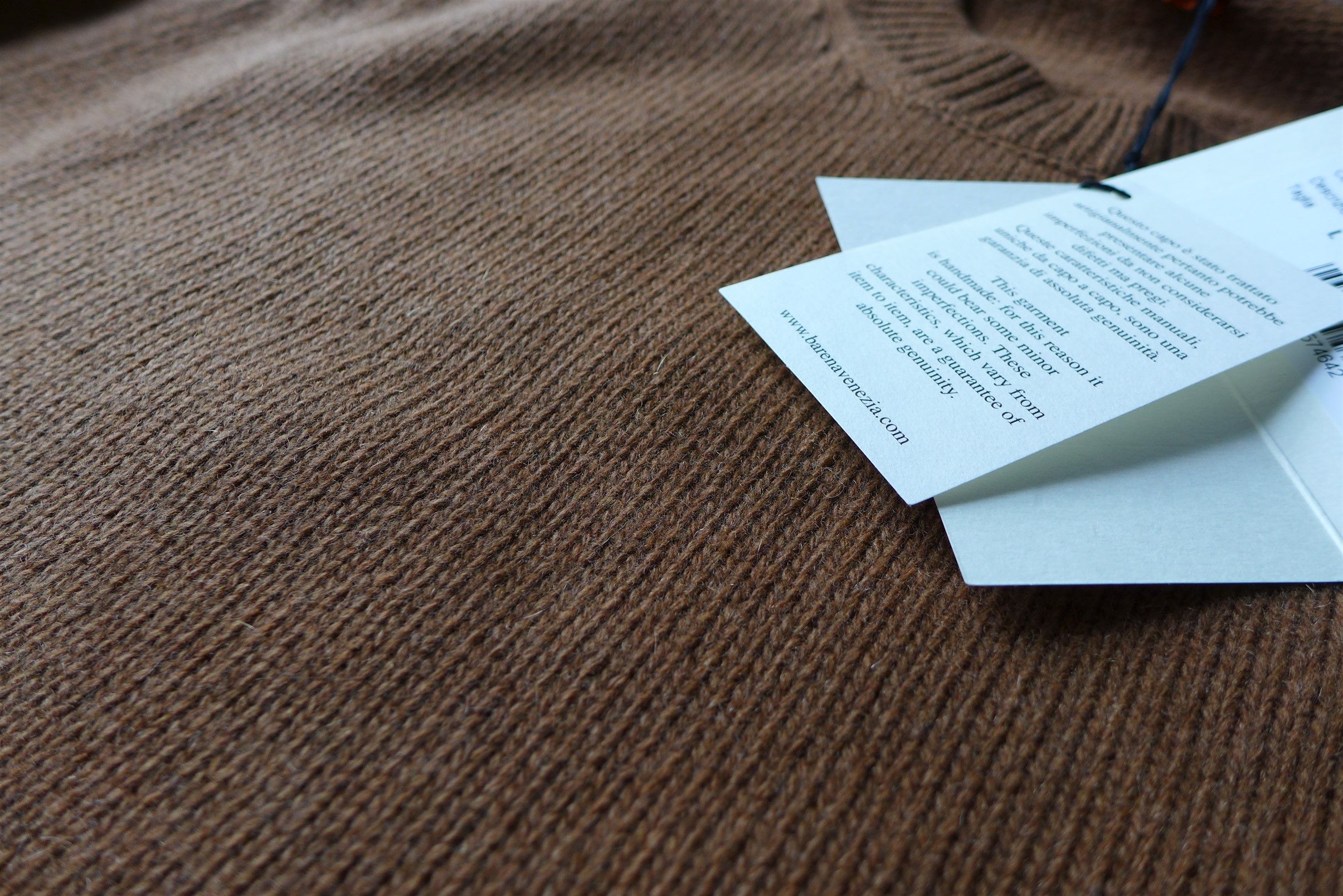 Barena Barena Ato Fiorin Sweater Knit - Brown Wool Size US L / EU 52-54 / 3 - 6 Thumbnail