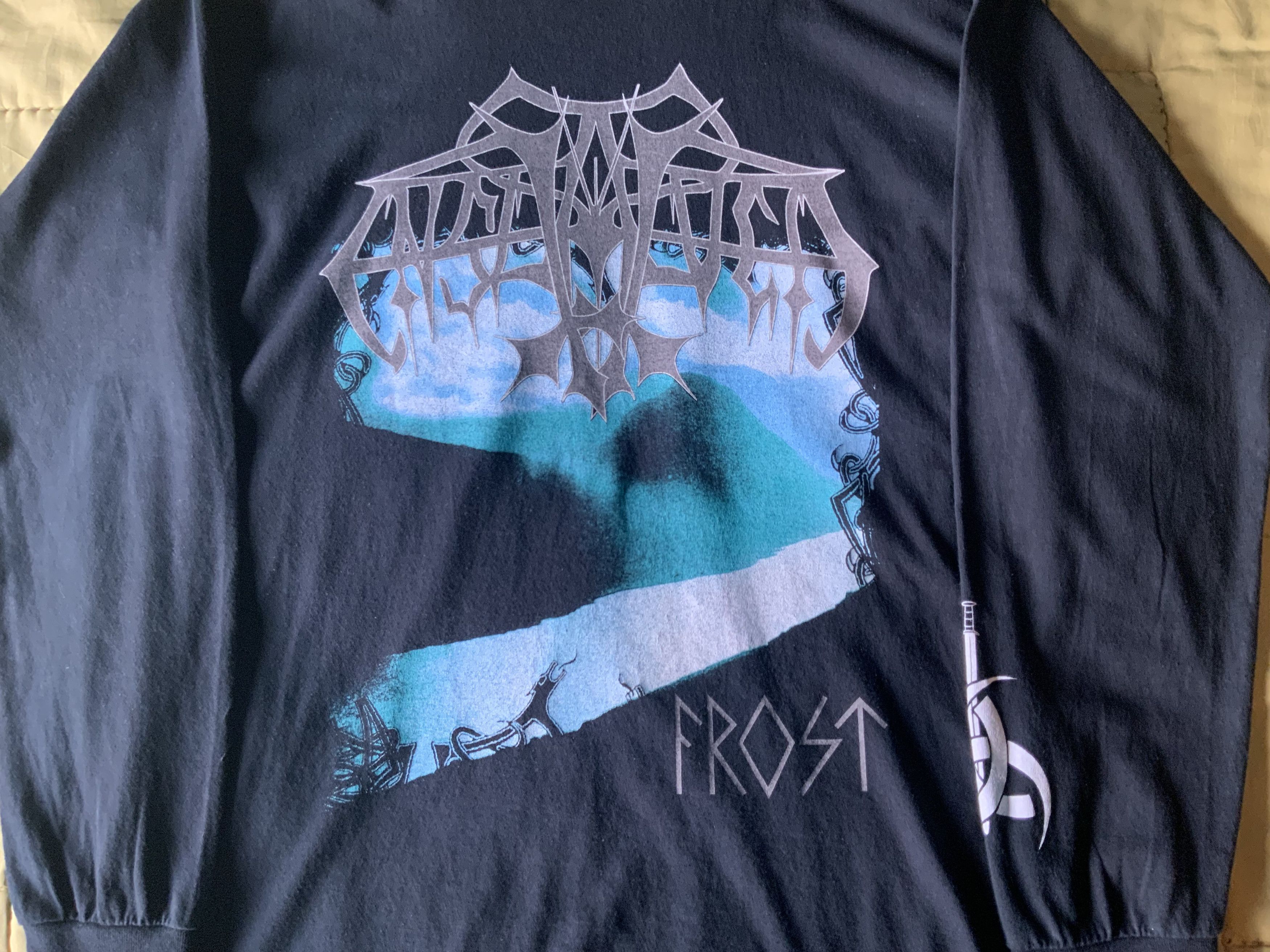 Rare 2005 Enslaved Frost longsleeve shirt Black Metal