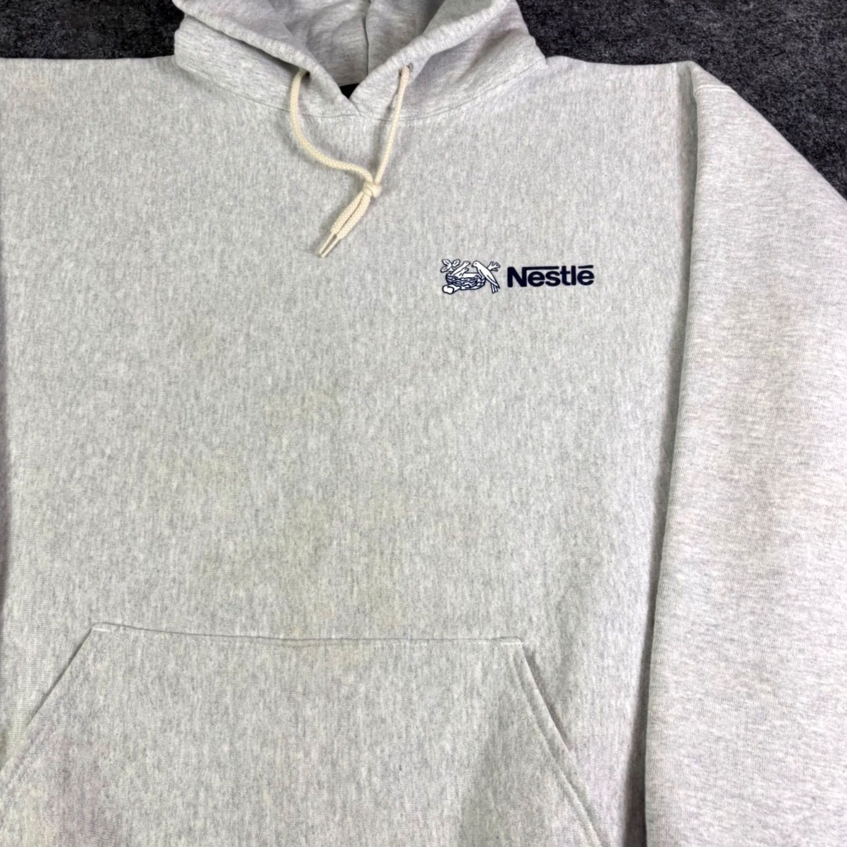 Vintage VINTAGE Eagle USA Hoodie Mens XXL Gray Heavyweight PullOver Embroidered Logo 90s Basketball Angel Size US XXL / EU 58 / 5 - 8 Thumbnail