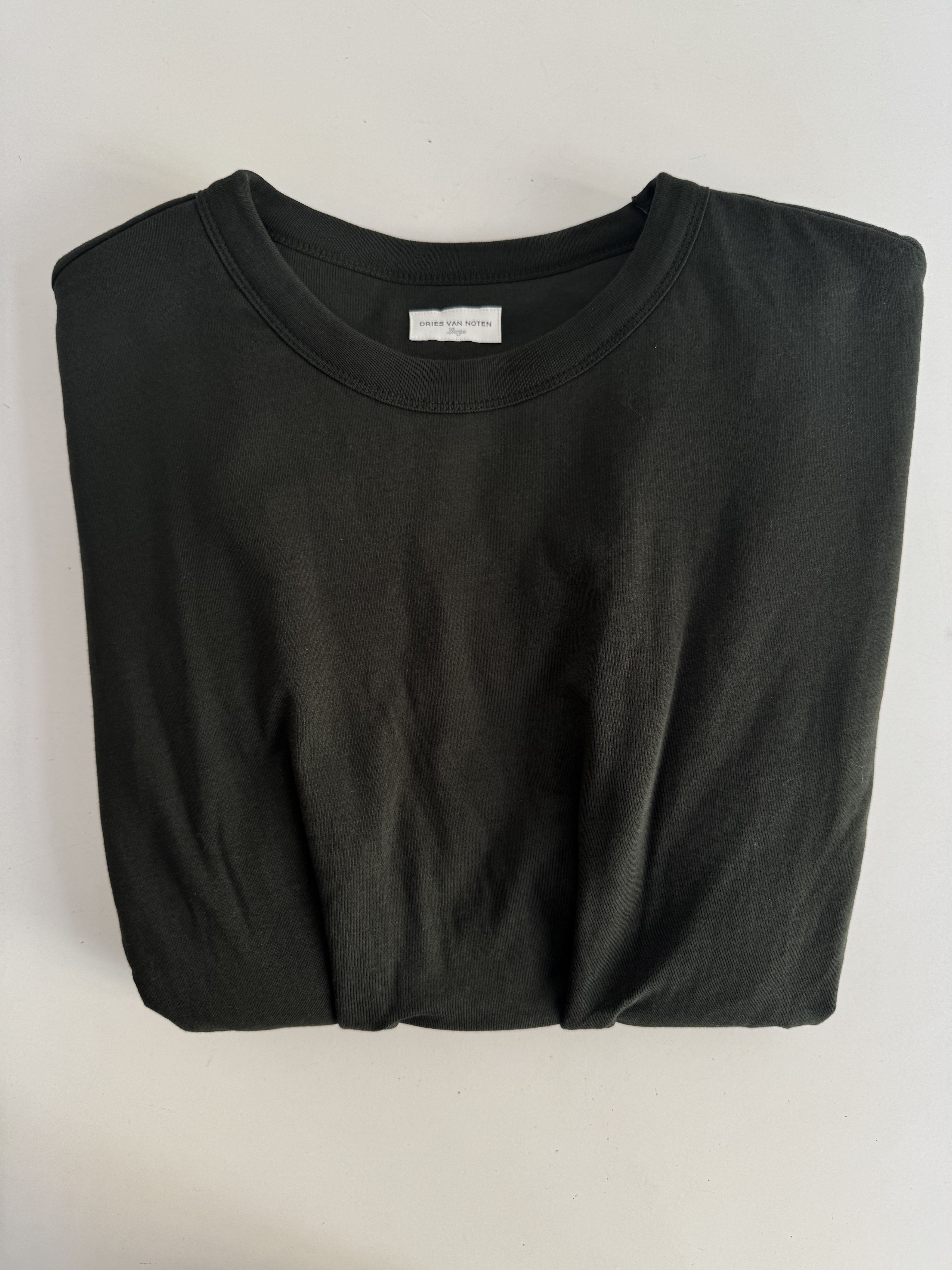 Dries Van Noten Cotton-Jersey T-shirt Size L / US 10 / IT 46 - 5 Thumbnail