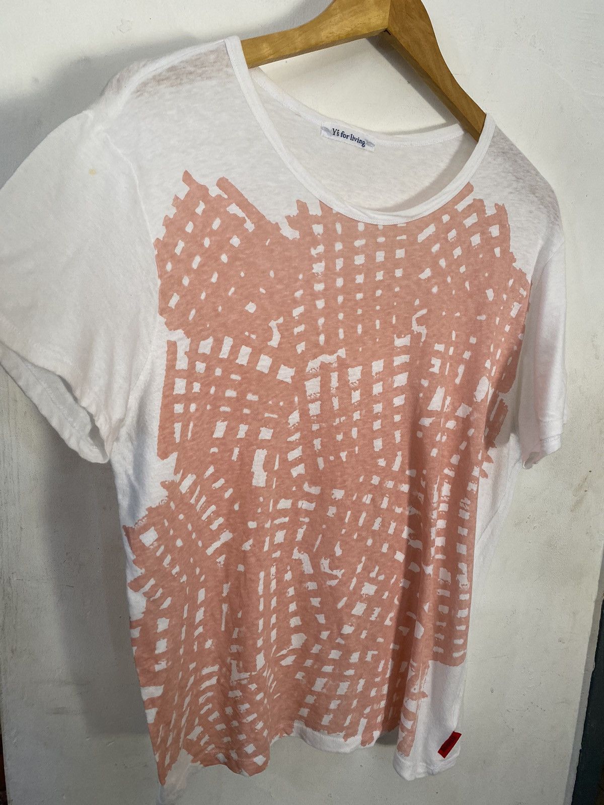 Y's × Yohji Yamamoto Y's For Living Abstract Paper Thin Tee Size US L / EU 52-54 / 3 - 3 Thumbnail