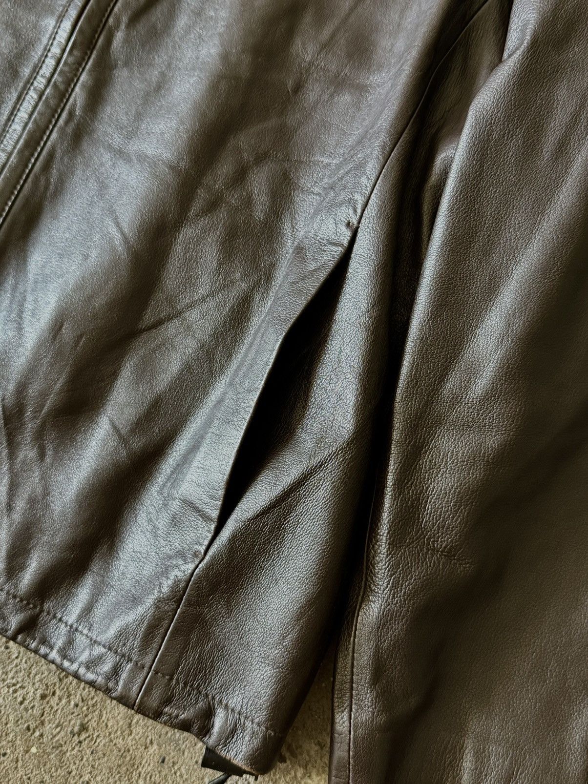 Balenciaga Balenciaga - 1997 -Nicolas Ghesquière -Zip Up Leather Jacket Size US M / EU 48-50 / 2 - 9 Thumbnail