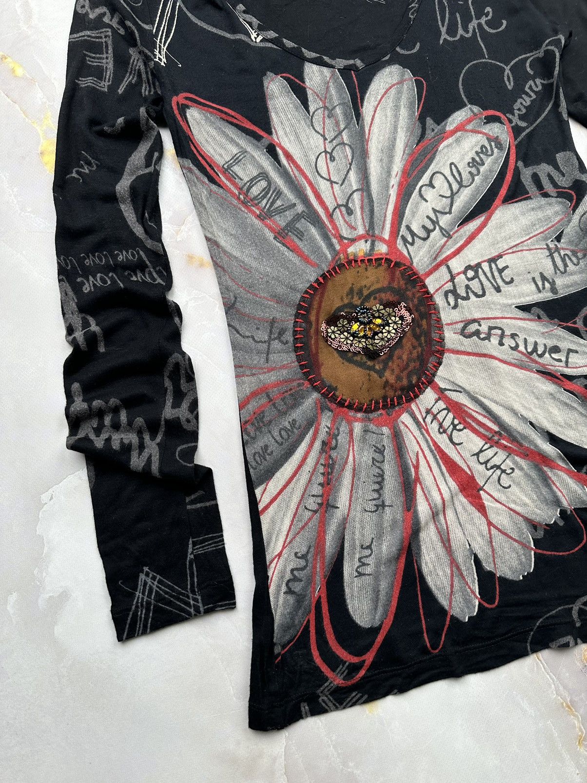 Desigual Desigual Printed Long Sleeve Size XS / US 0-2 / IT 36-38 - 3 Thumbnail