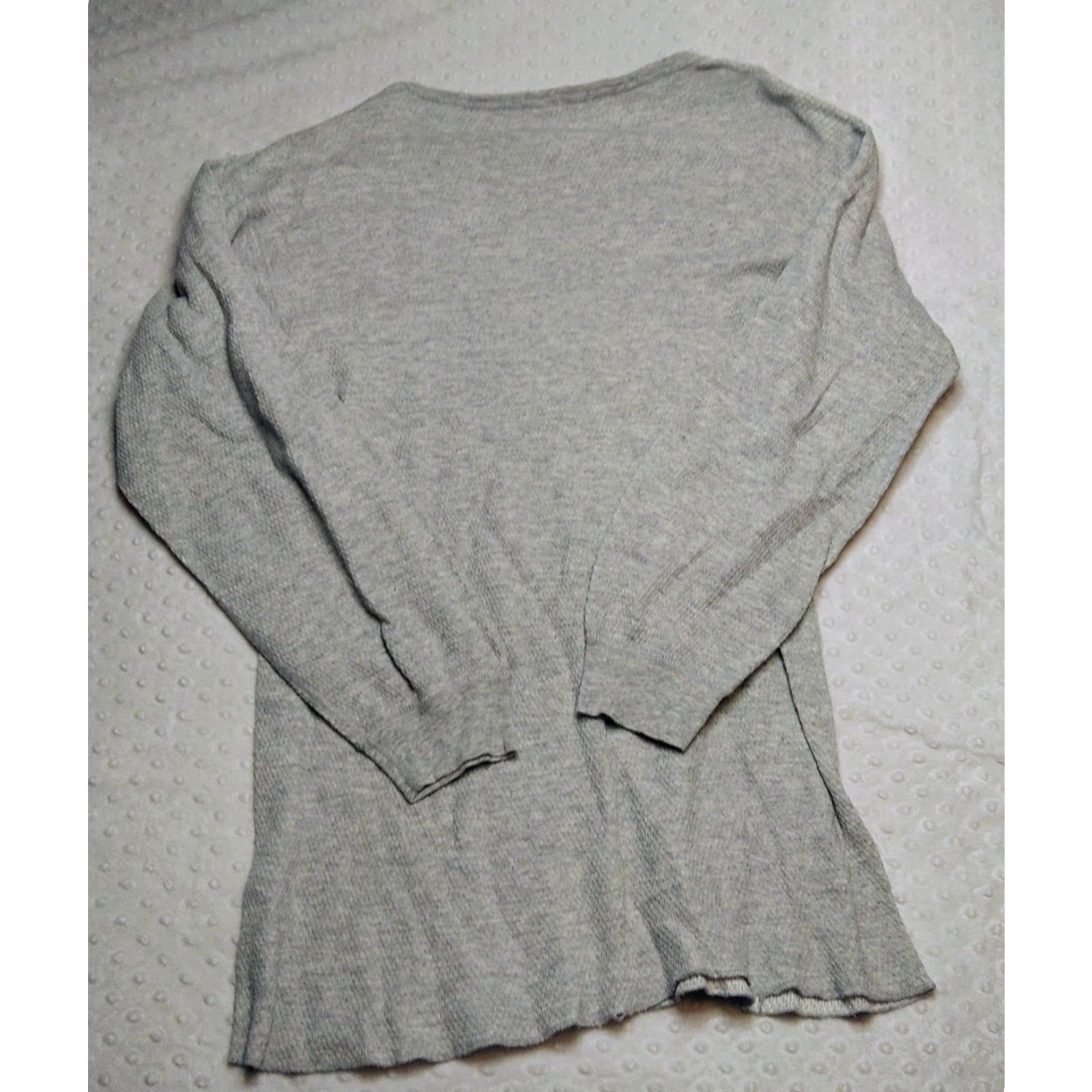 Vintage J.E. Morgan Vintage Thermal Long Johns Waffle Shirt 3XL Gray USA 90s Mens Long Sleeve Crew Neck Big & Tall Size US XXL / EU 58 / 5 - 7 Thumbnail