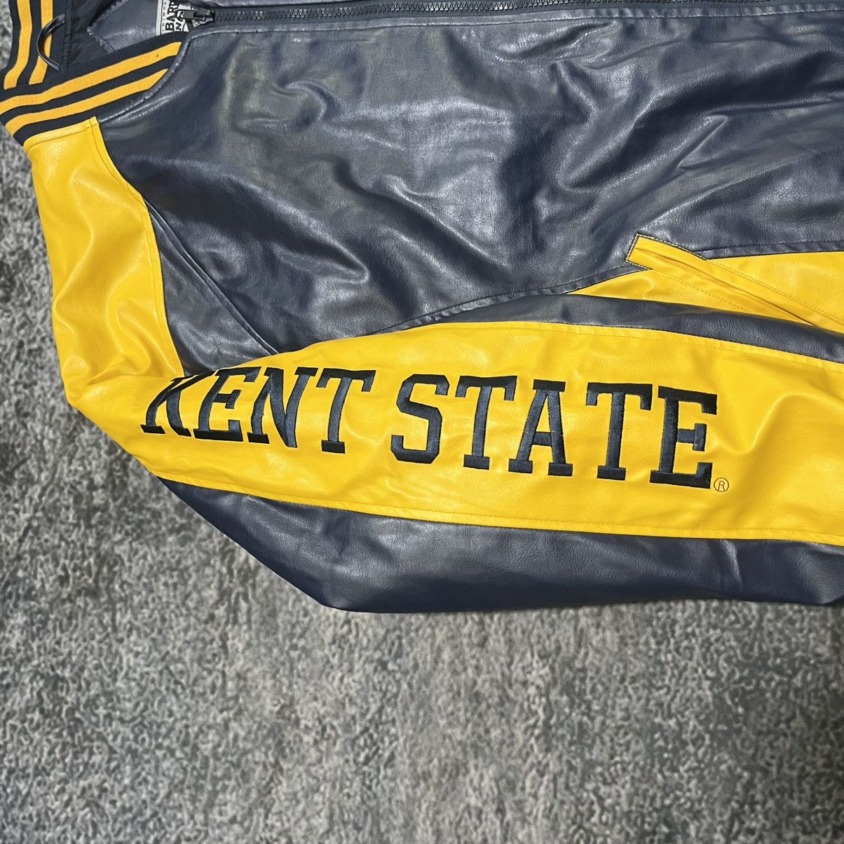 Steve And Barrys Vintage Kent State University Steve & Barrys Leather Jacket Size US XL / EU 56 / 4 - 4 Thumbnail