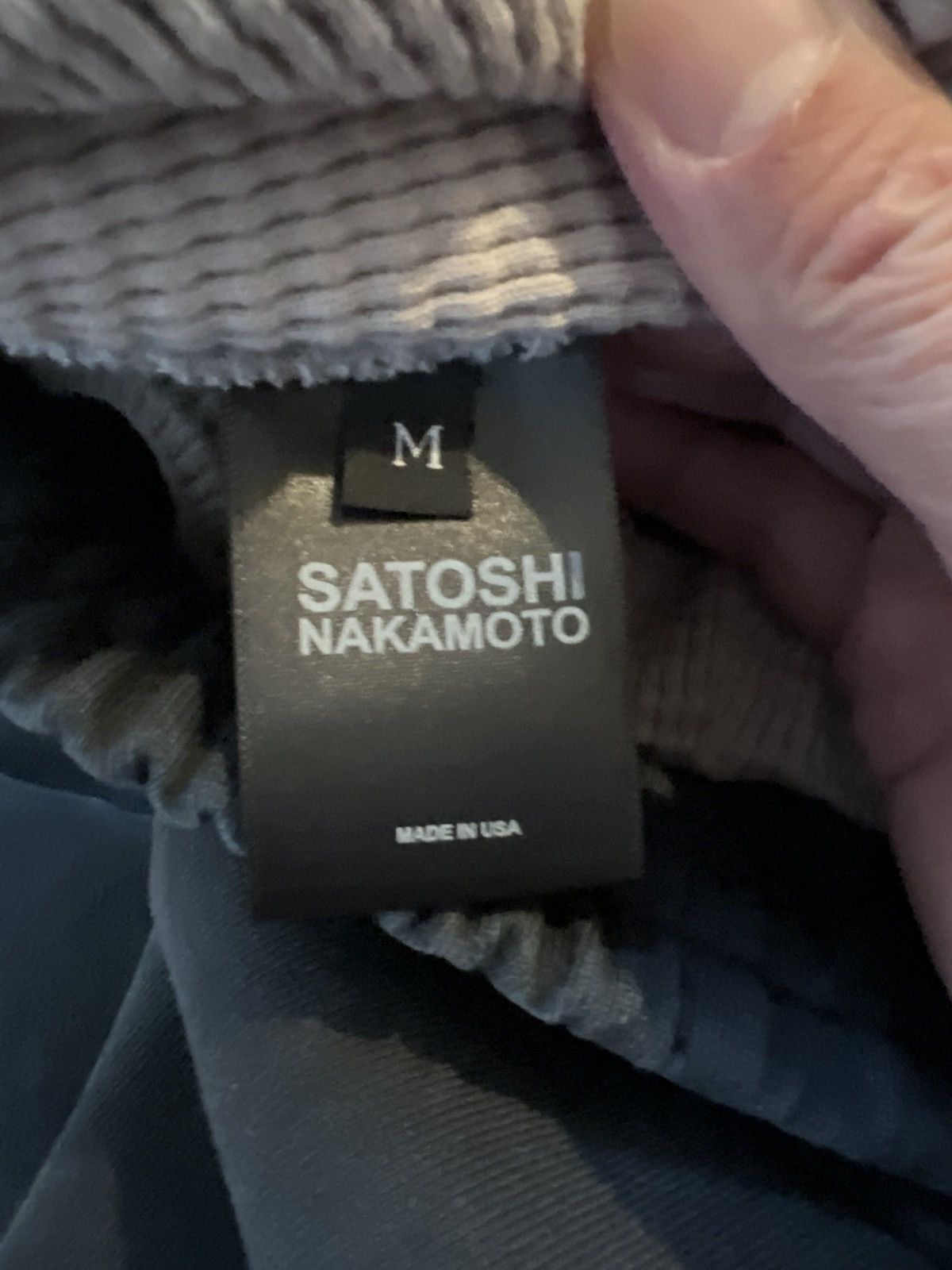 Satoshi Nakamoto Satoshi nakamoto holy ghost layered sweatpants washed black Size US 32 / EU 48 - 8 Thumbnail
