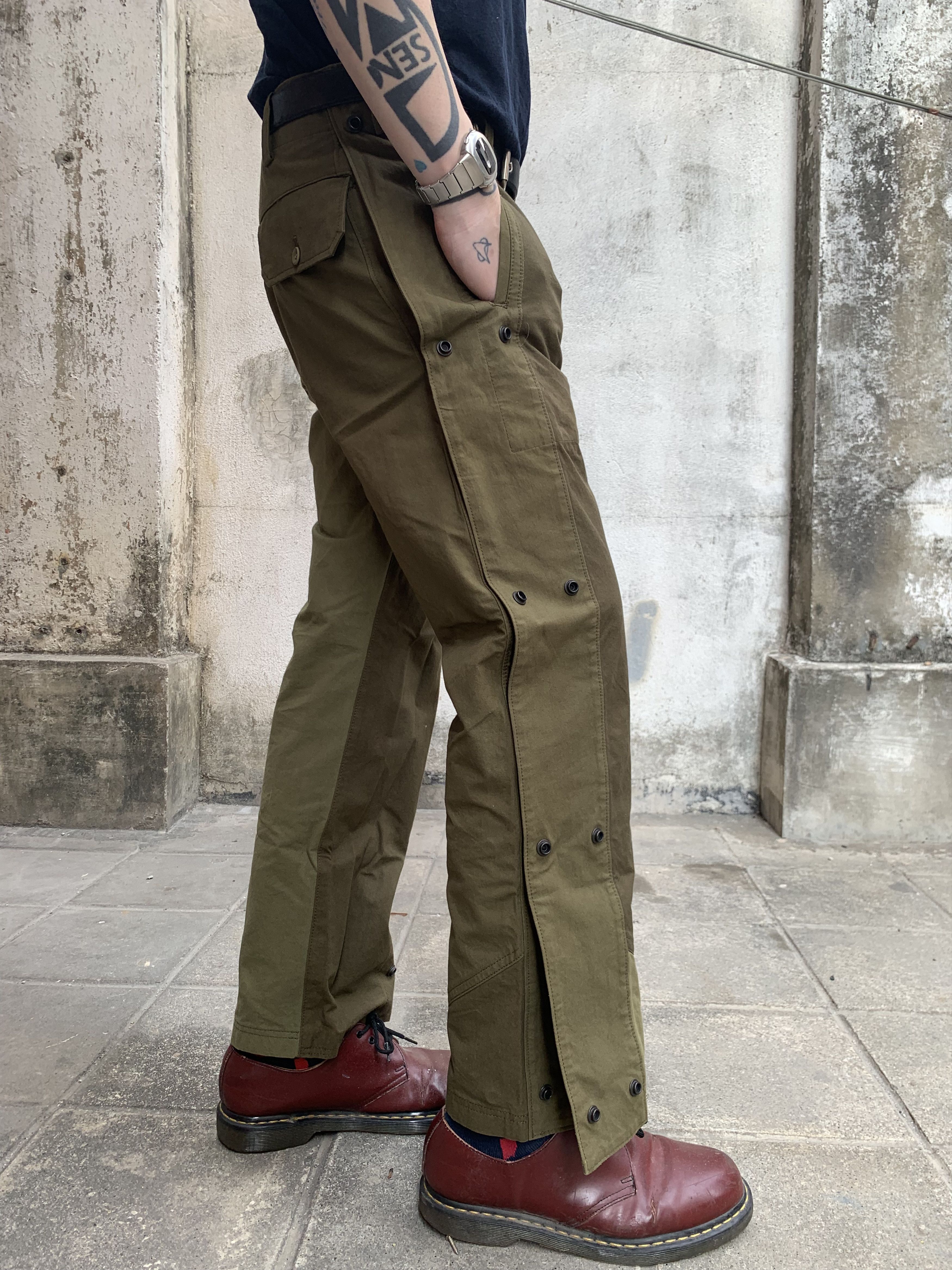 Y's Y's Yohji Yamamoto Snap-Side Military Pants Size US 32 / EU 48 - 6 Thumbnail