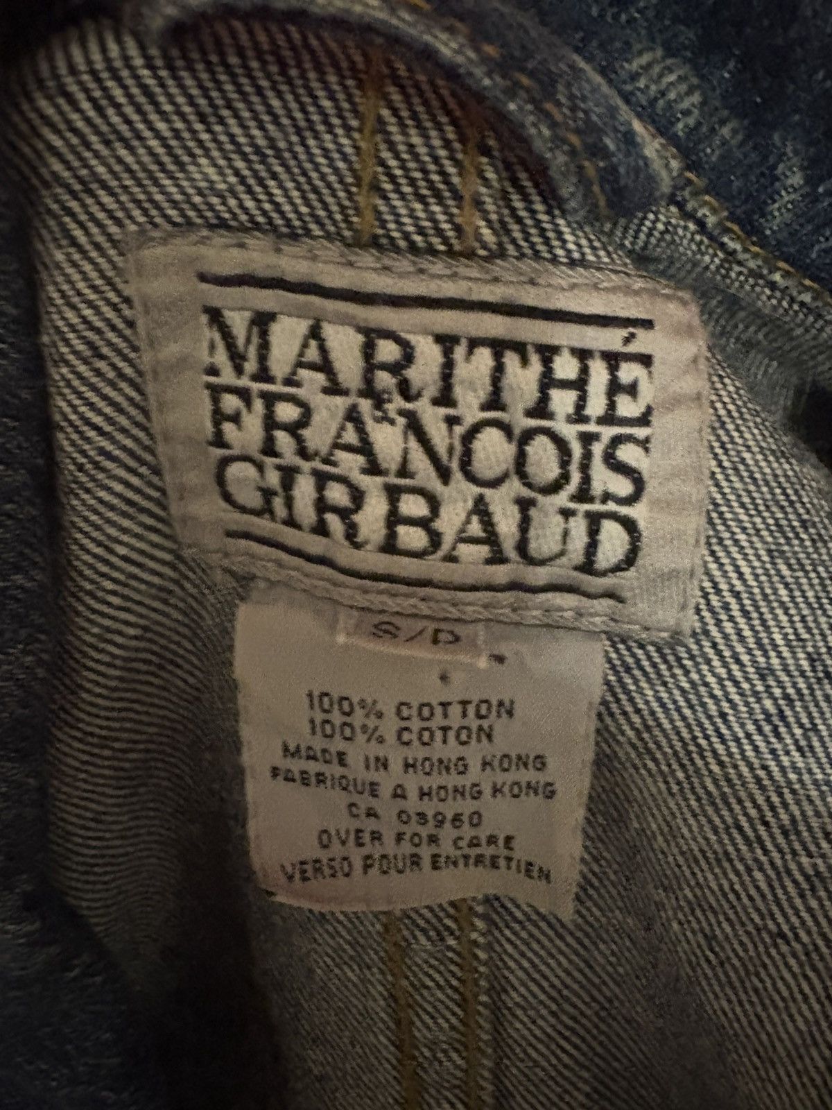Marithe + Francois Girbaud Vintage Marithe Francios Girbaud Jean Jacket 80’s Buckle Size US S / EU 44-46 / 1 - 9 Thumbnail