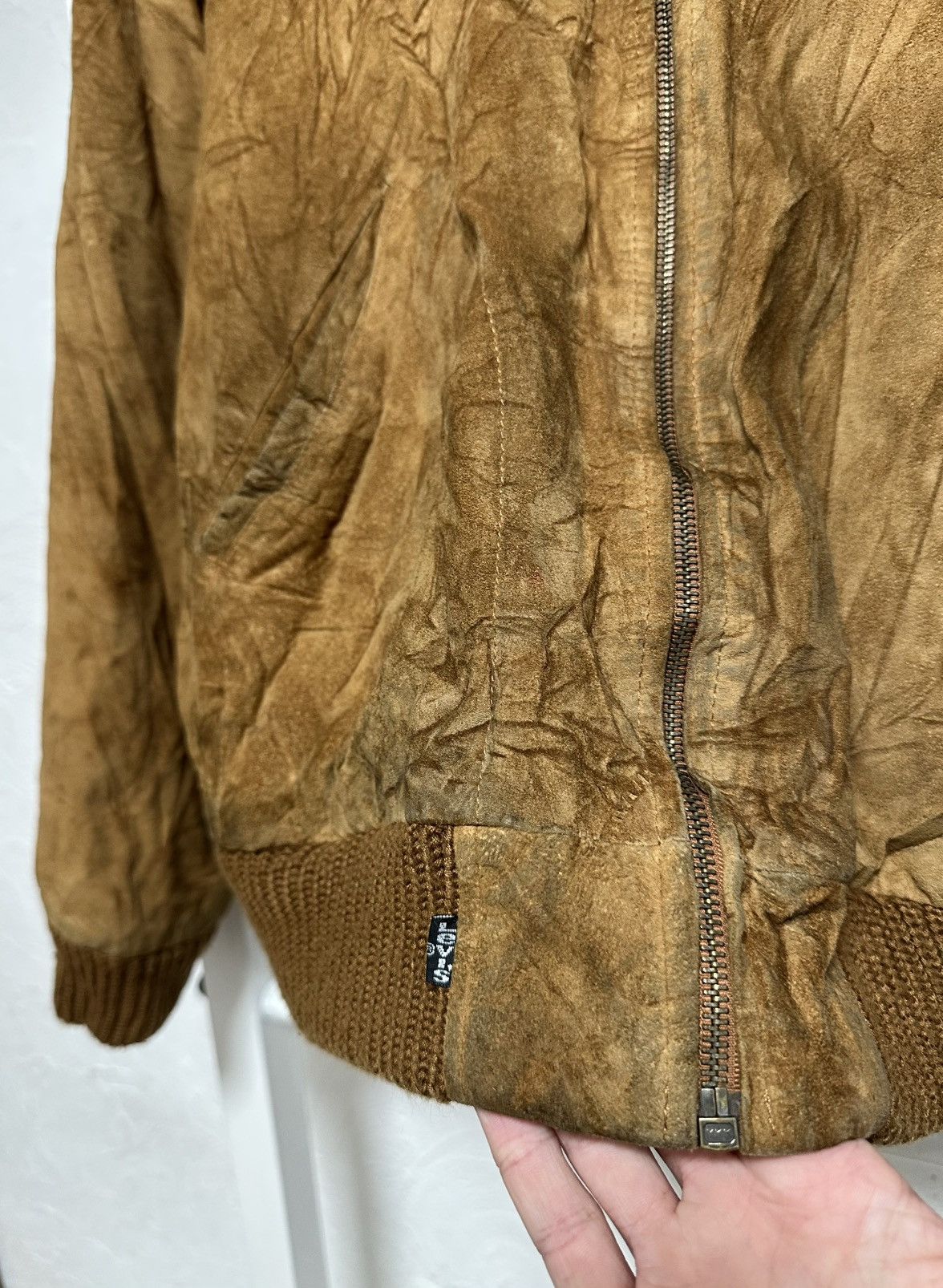 Levi's Levi’s Vintage Leather Bomber Jacket Size S 90s Size US S / EU 44-46 / 1 - 4 Thumbnail