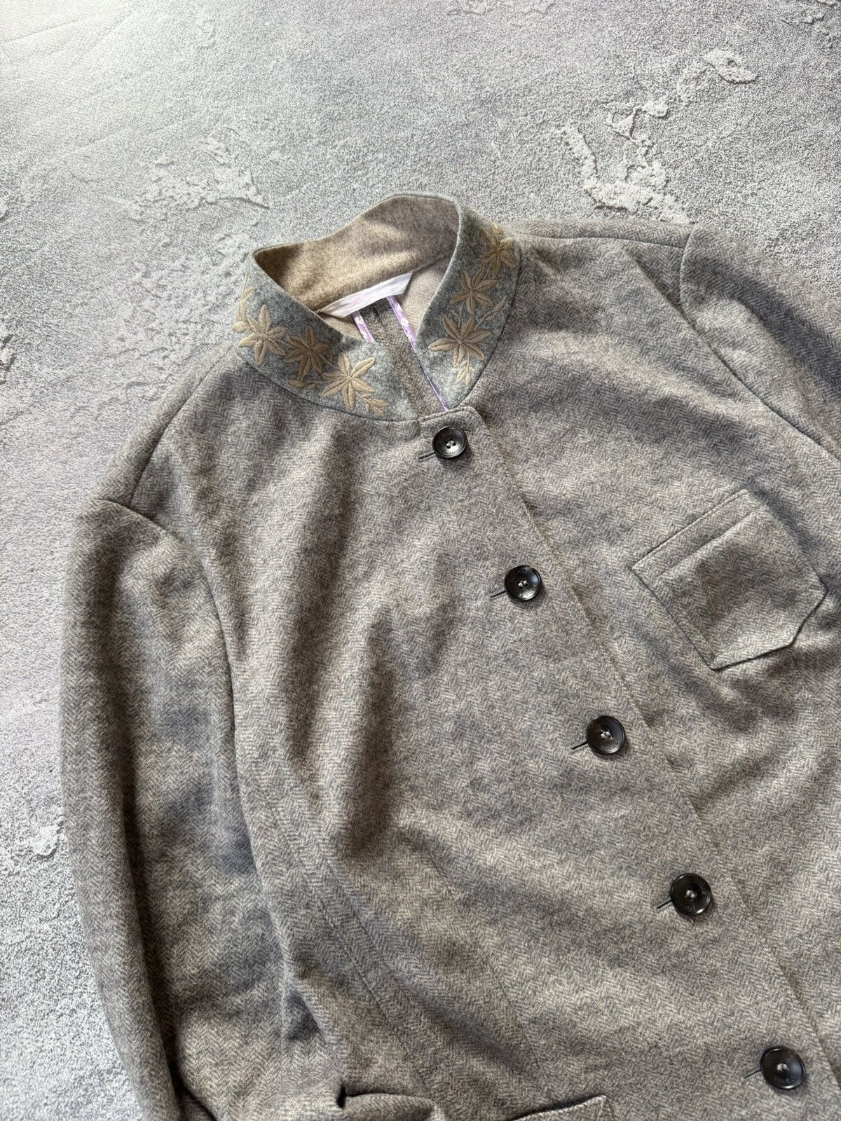 Bogner × Designer Bogner EU46 US16 wool blazer jacket coat Size XXL / US 16-18 / IT 52-54 - 2 Thumbnail
