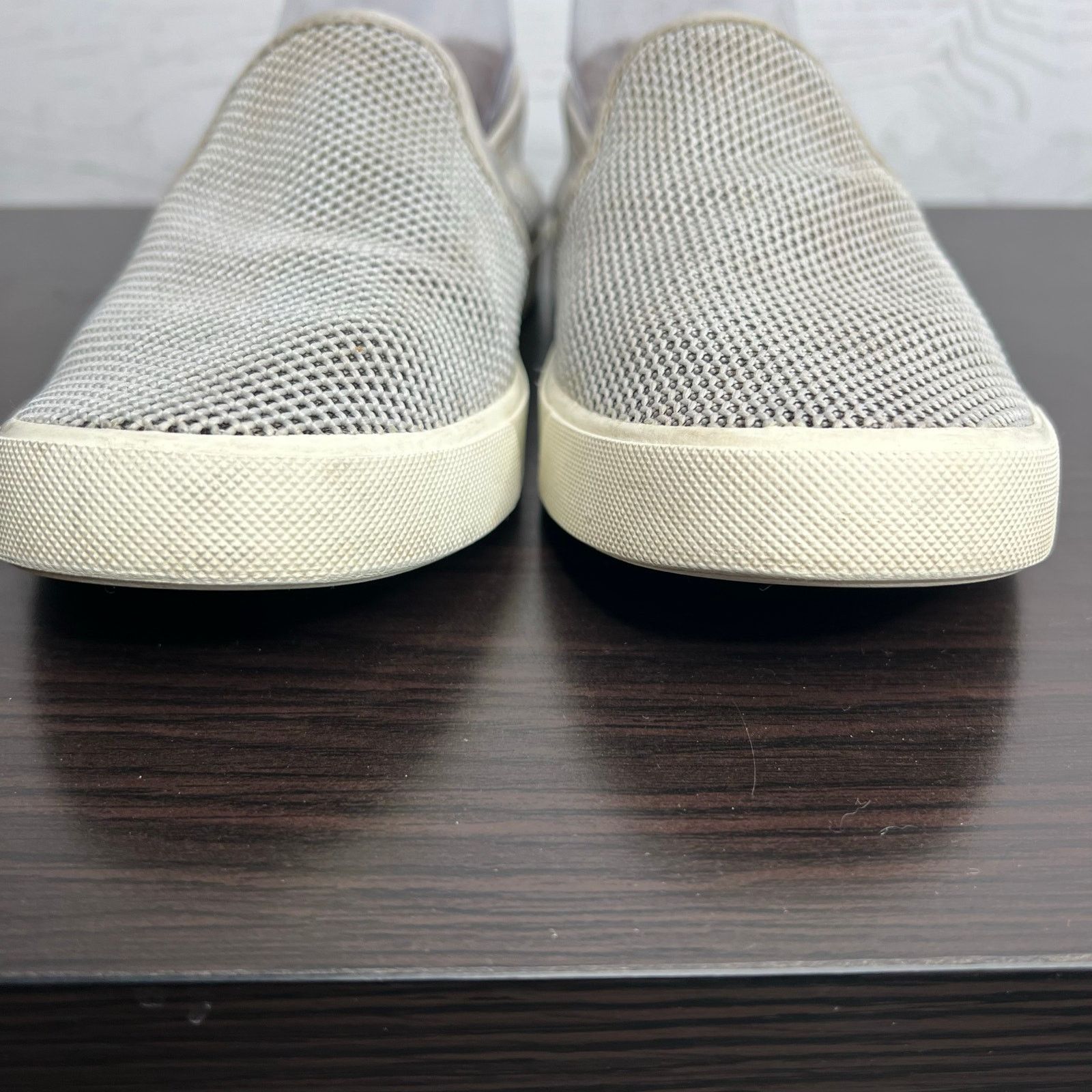 Vince Vince Blair gray leather perforated slip on sneakers Size 8 Size US 8 / IT 38 - 5 Thumbnail