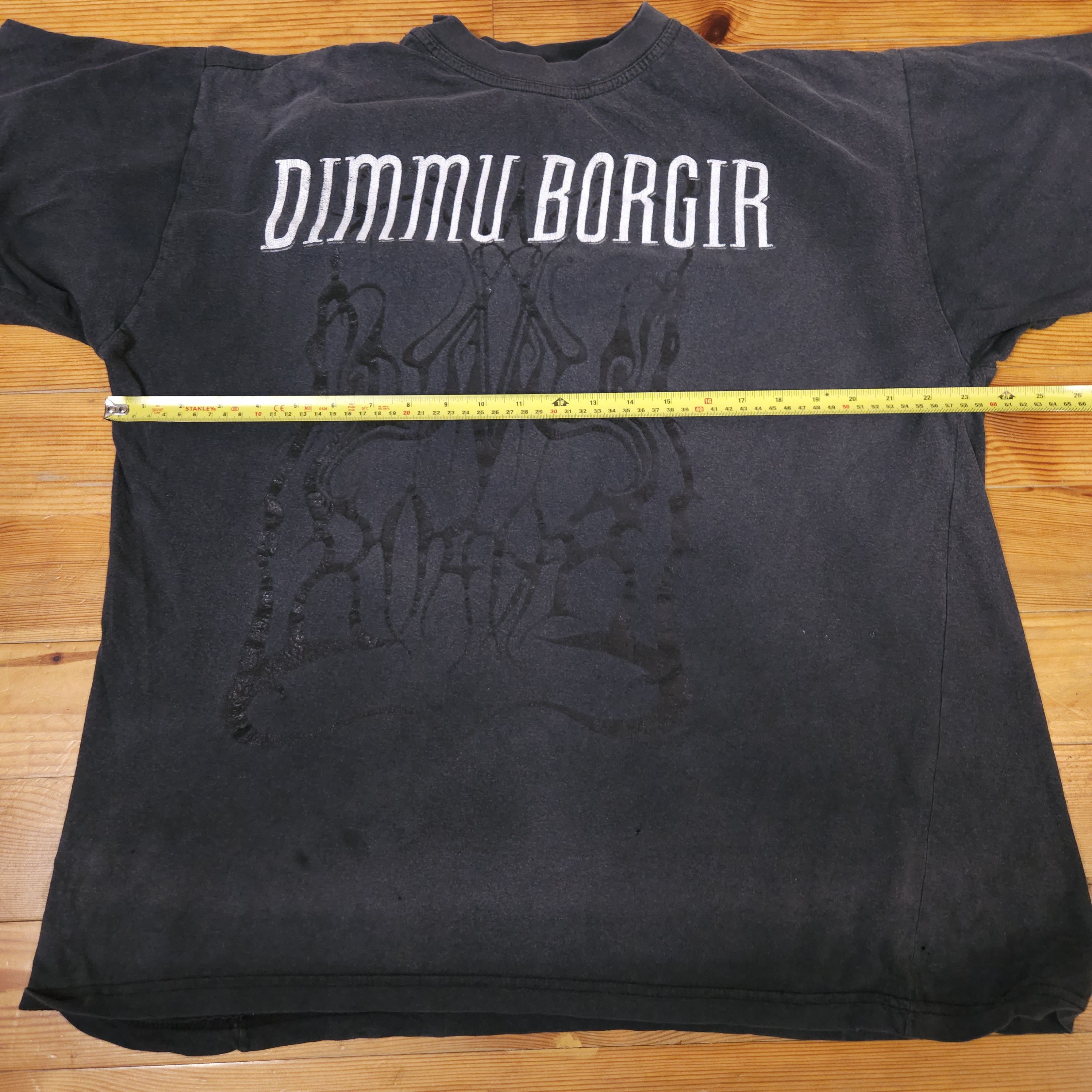 Band Tees Vintage Dimmu Borgir Norway T-shirt Death Metal Distress Size US XL / EU 56 / 4 - 11 Thumbnail