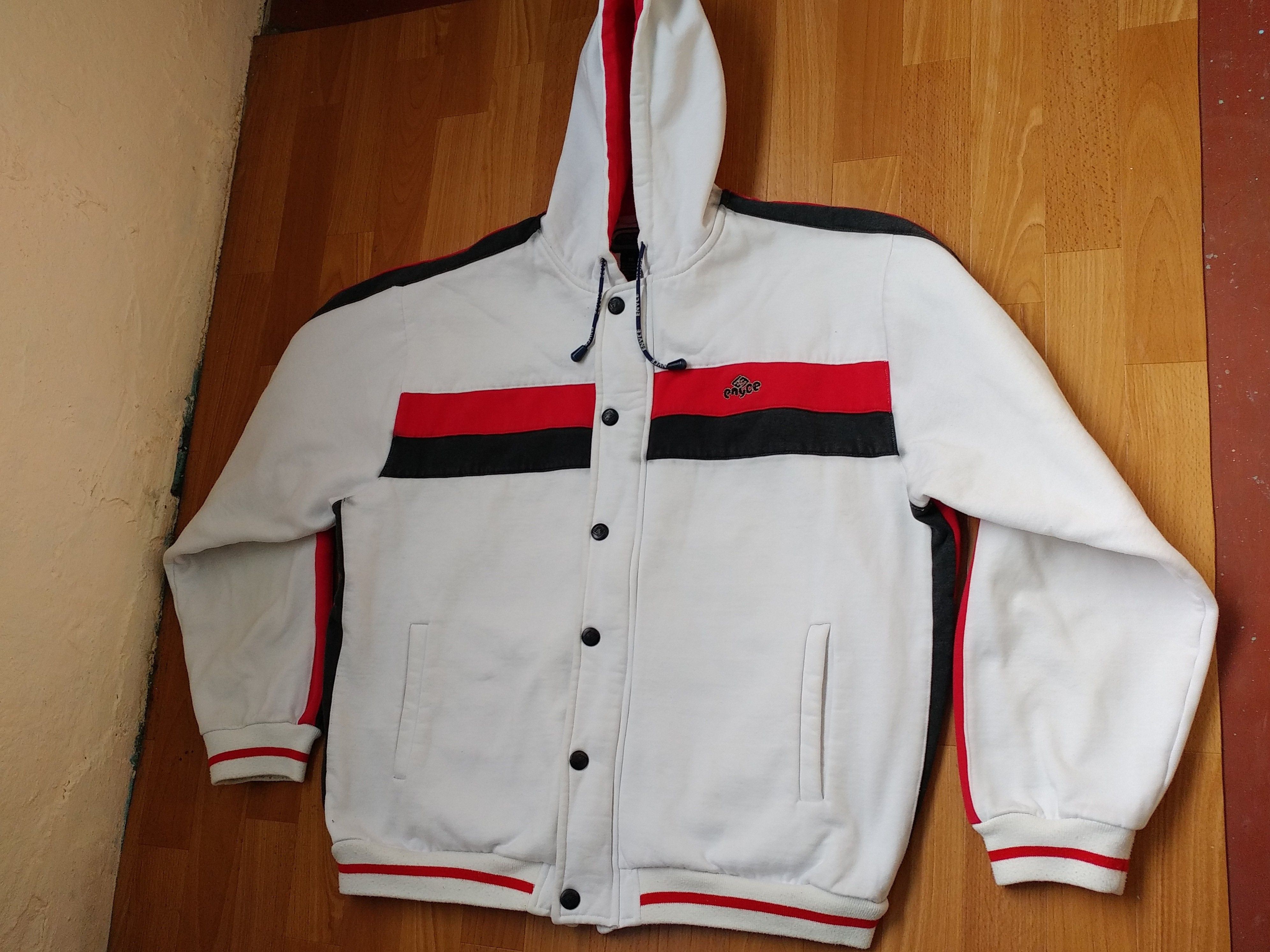 Enyce Enyce hoodie, white sweat shirt of vintage 90s hip-hop XXL Size US XXL / EU 58 / 5 - 3 Thumbnail