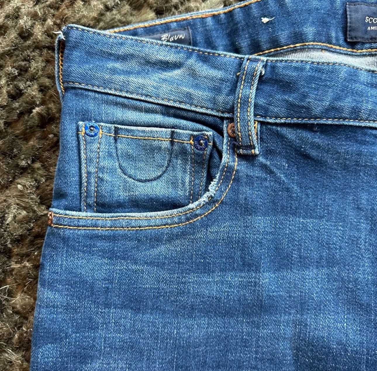 Scotch & Soda Scotch & Soda Slim Skinny Fit Men's Jeans Size US 31 - 4 Thumbnail