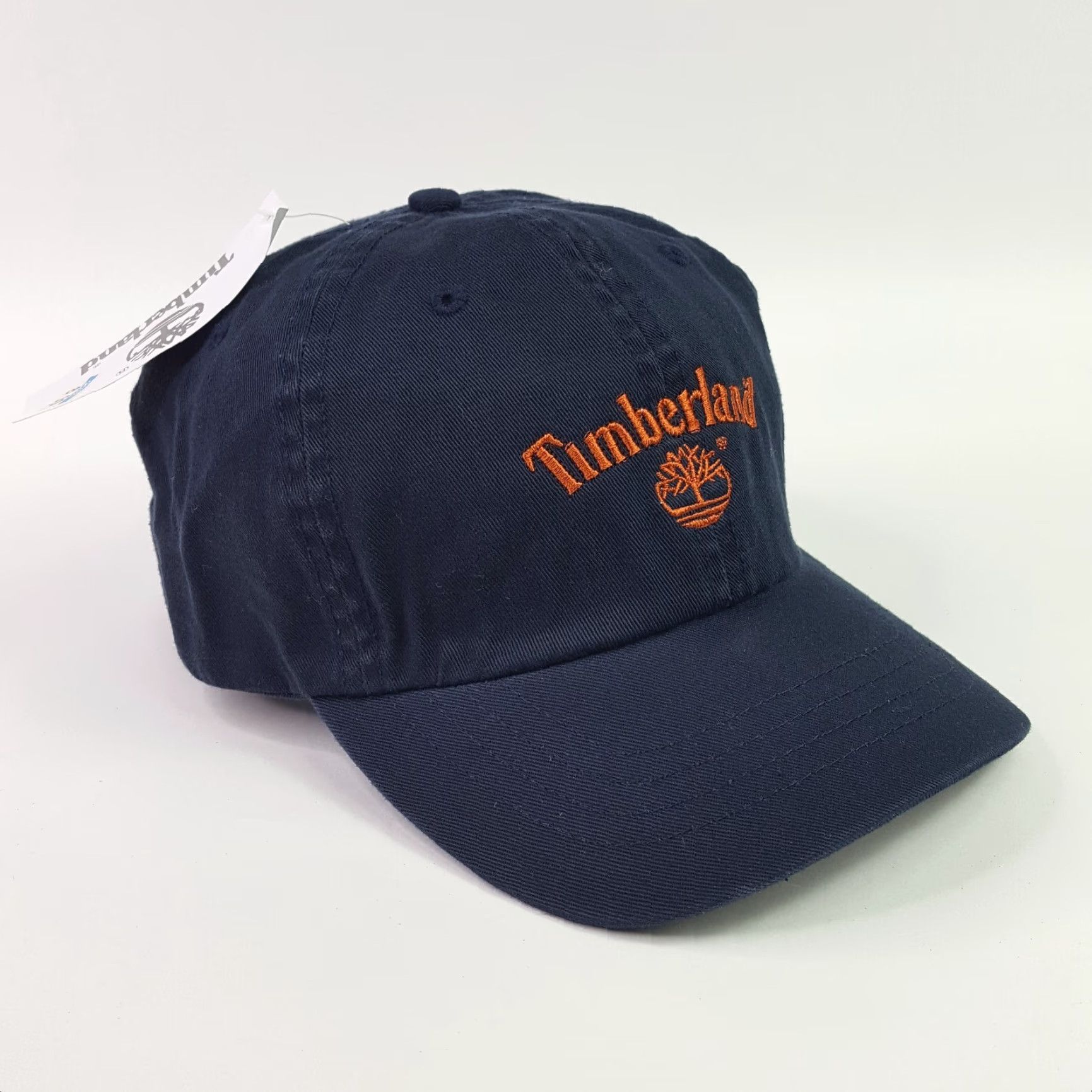 Timberland VINTAGE Timberland Hat Baseball Cap Fitted Navy Blue Y2K Outdoor Stretch Size Medium Adult Mens Size ONE SIZE - 4 Thumbnail
