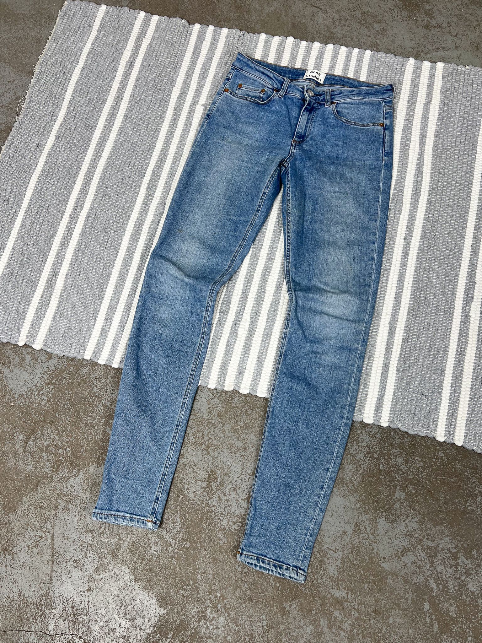 Acne Studios Acne Studios Blue Denim Skinny Jeans Pants Size 27" / US 4 / IT 40 - 1 Thumbnail