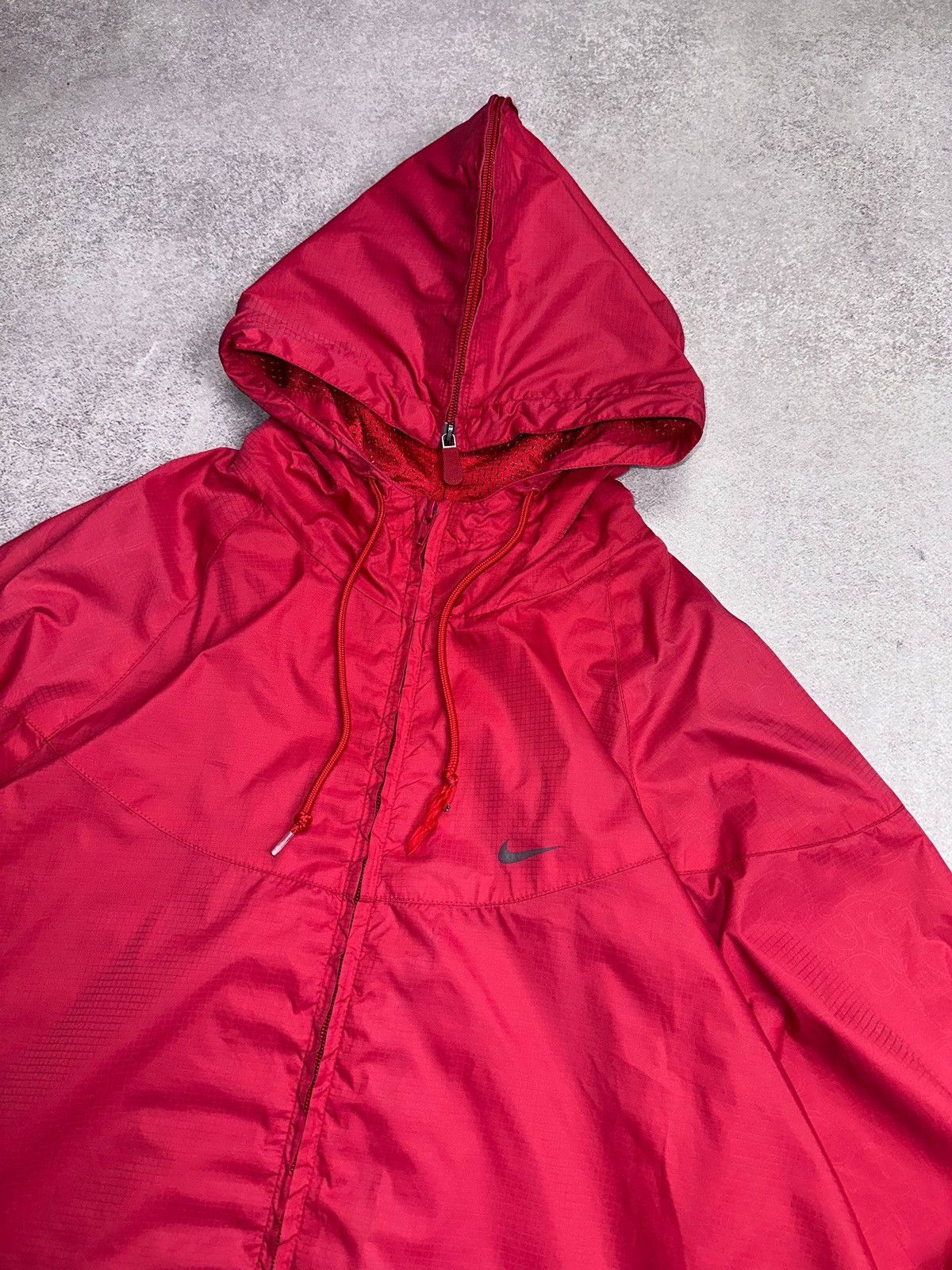 Nike Vintage Nike Swoosh Nylon Double Zip Olympic Jacket XXL Size US XXL / EU 58 / 5 - 2 Thumbnail