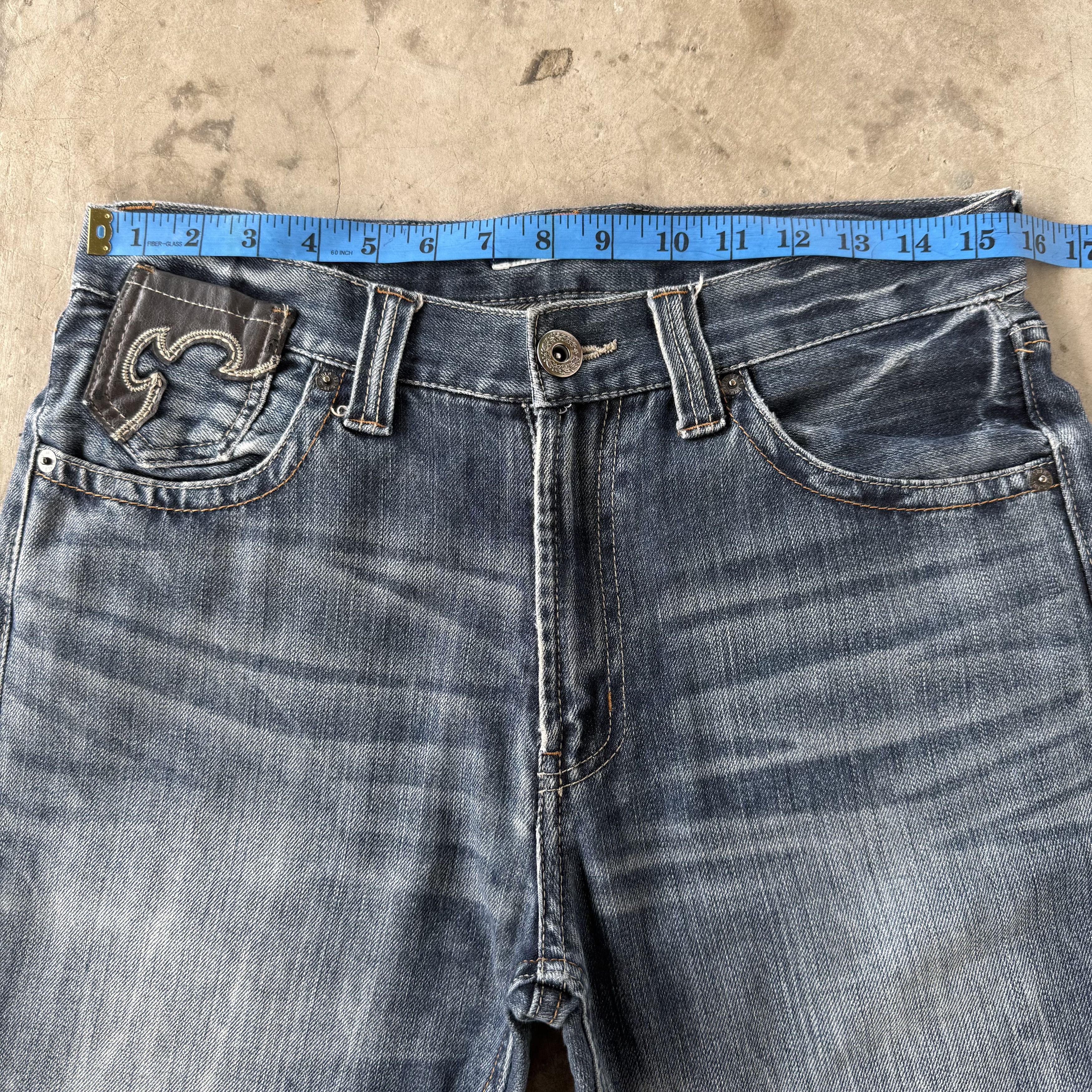 VILLAND W31 Vintage Villand storm Faded Denim Jean Size US 31 - 5 Thumbnail