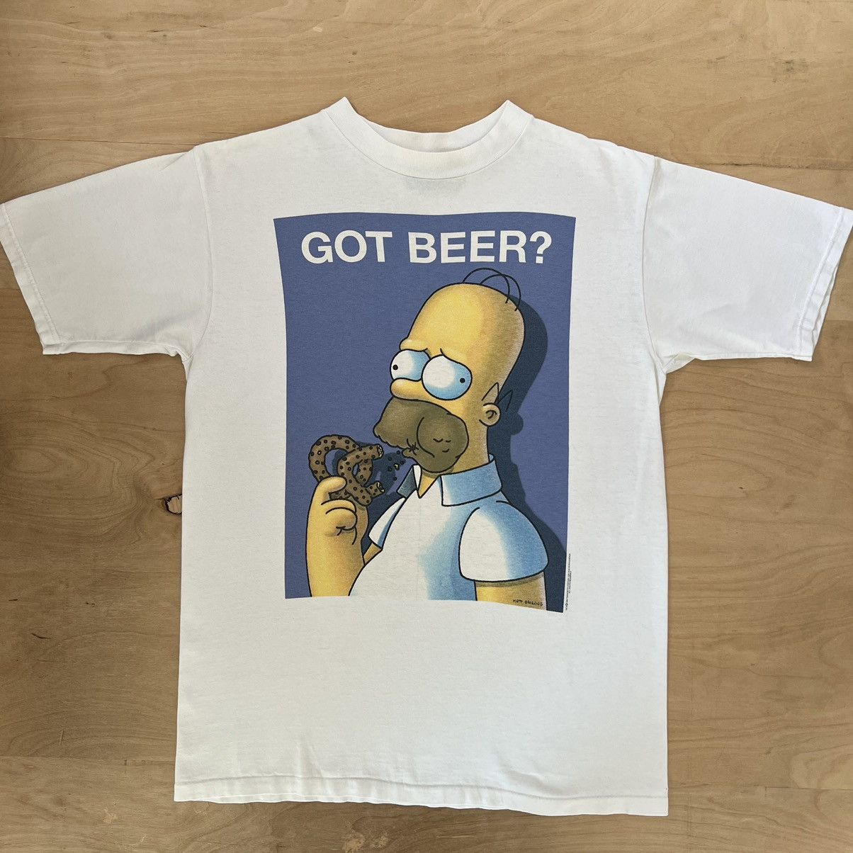 Vintage Vintage Homer Simpson Got Beer Shirt White 90s Cartoon Promo ...