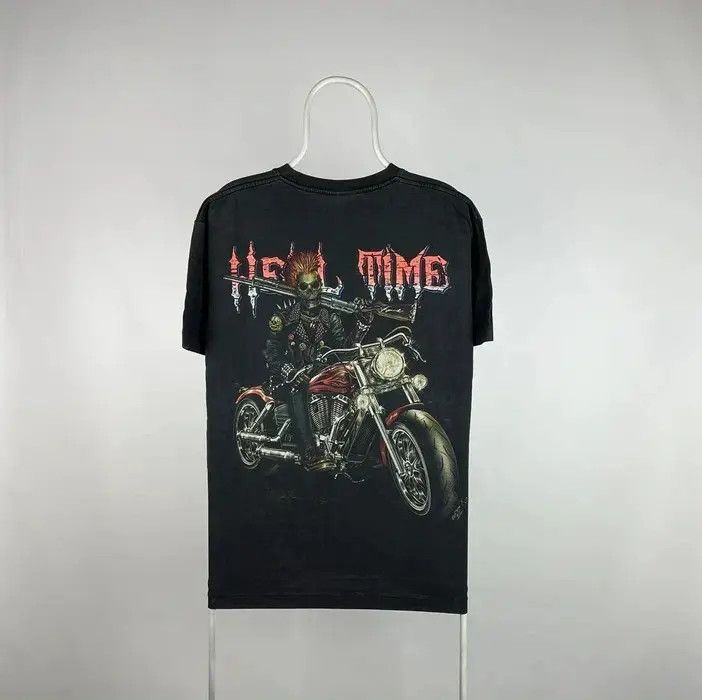 Band Tees Rock eagle T-shirt all prints skull size L black hell time Size US L / EU 52-54 / 3 - 2 Thumbnail