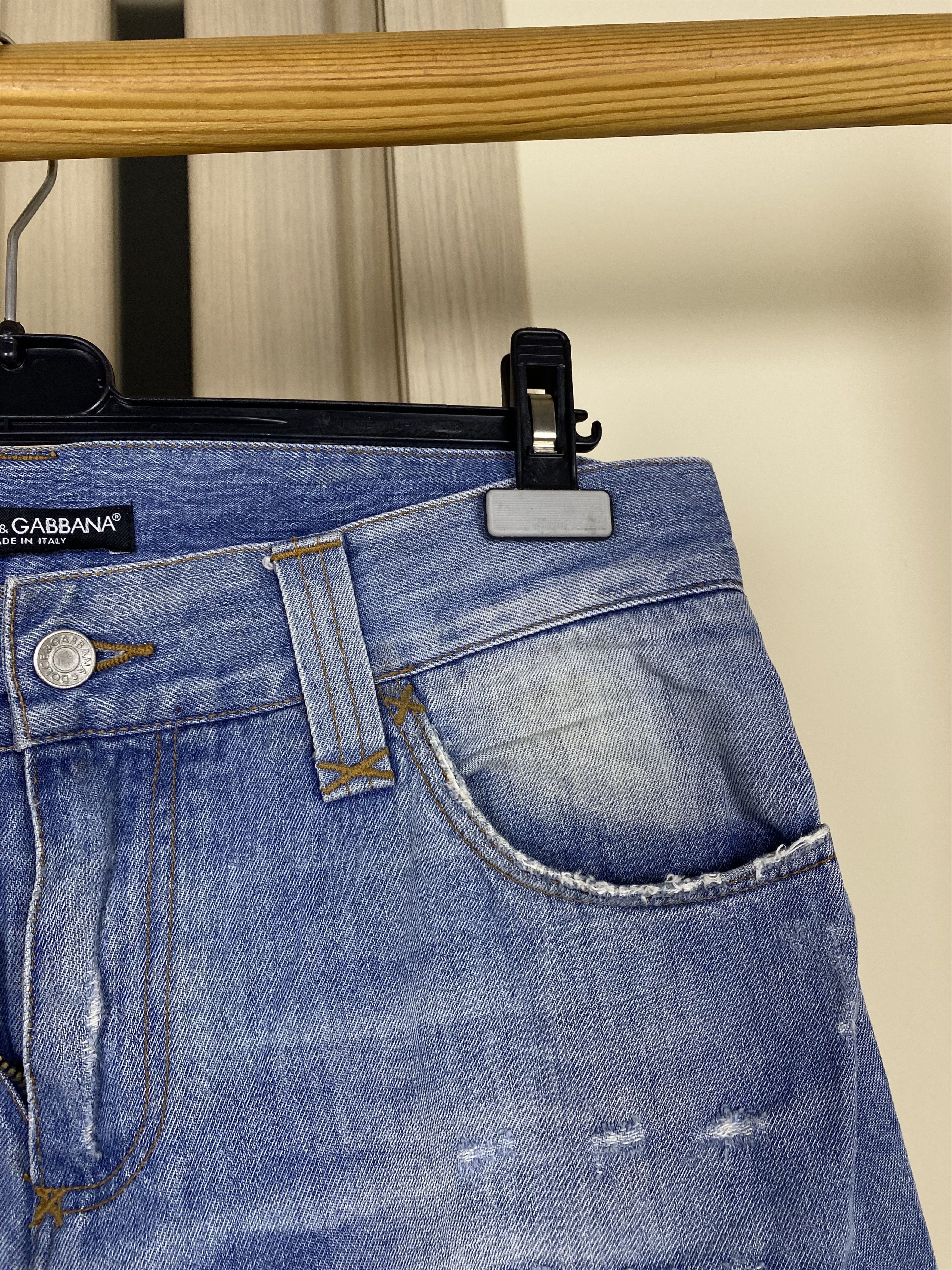 Dolce & Gabbana Dolce Gabbana marina yachting distressed washed jeans Size US 32 / EU 48 - 5 Thumbnail