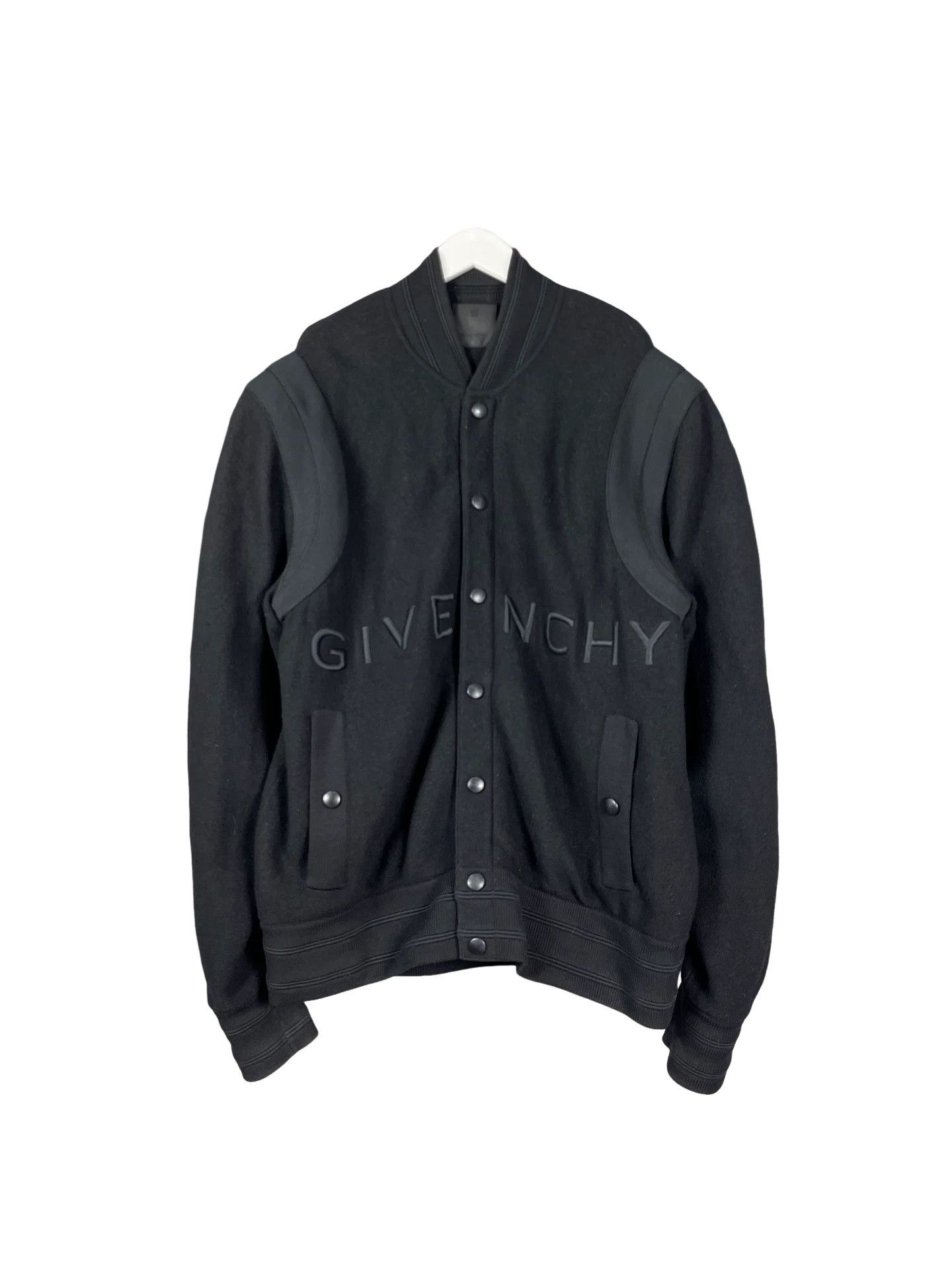 Givenchy Givenchy Logo Wool Varsity Jacket Size M Size US M / EU 48-50 / 2 - 1 Thumbnail