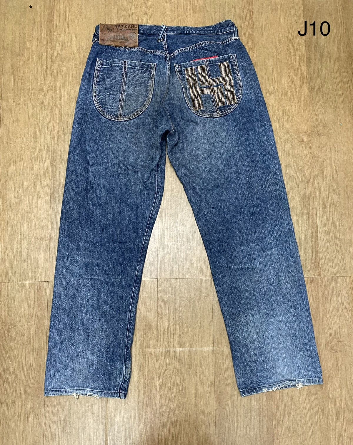 image of yamane Design Laboratory Paris By Evisu Jeans in Blue, Men's (Size 36)