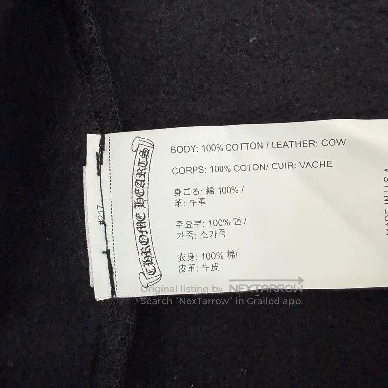 Chrome Hearts CHROME HEARTS Size XL Leather-patched overalls shirt Size US XL / EU 56 / 4 - 3 Thumbnail