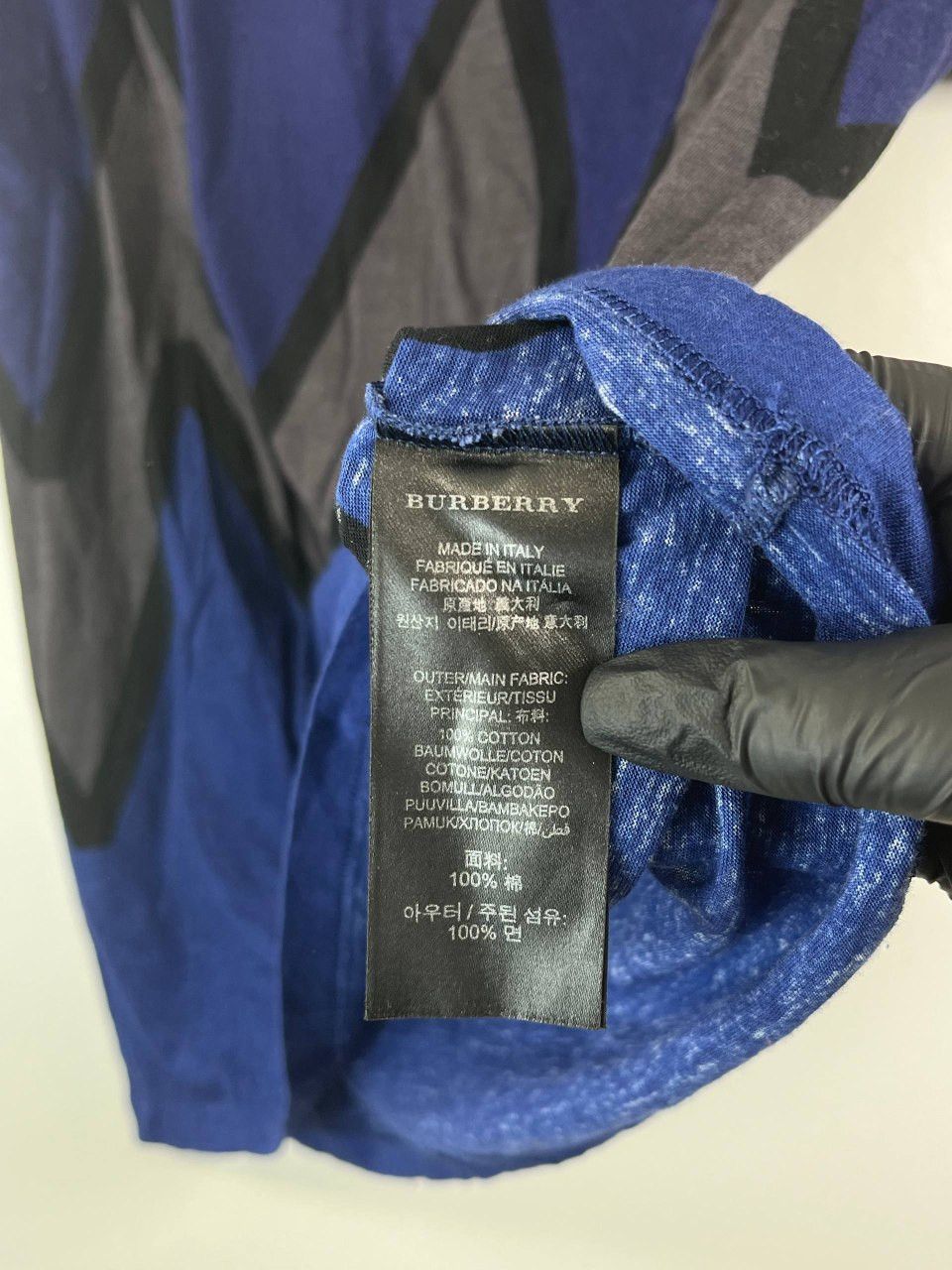 Burberry Burberry Prorsum Zig Zag Graphic T-Shirt Made in Italy Sz L Size L / US 10 / IT 46 - 4 Thumbnail