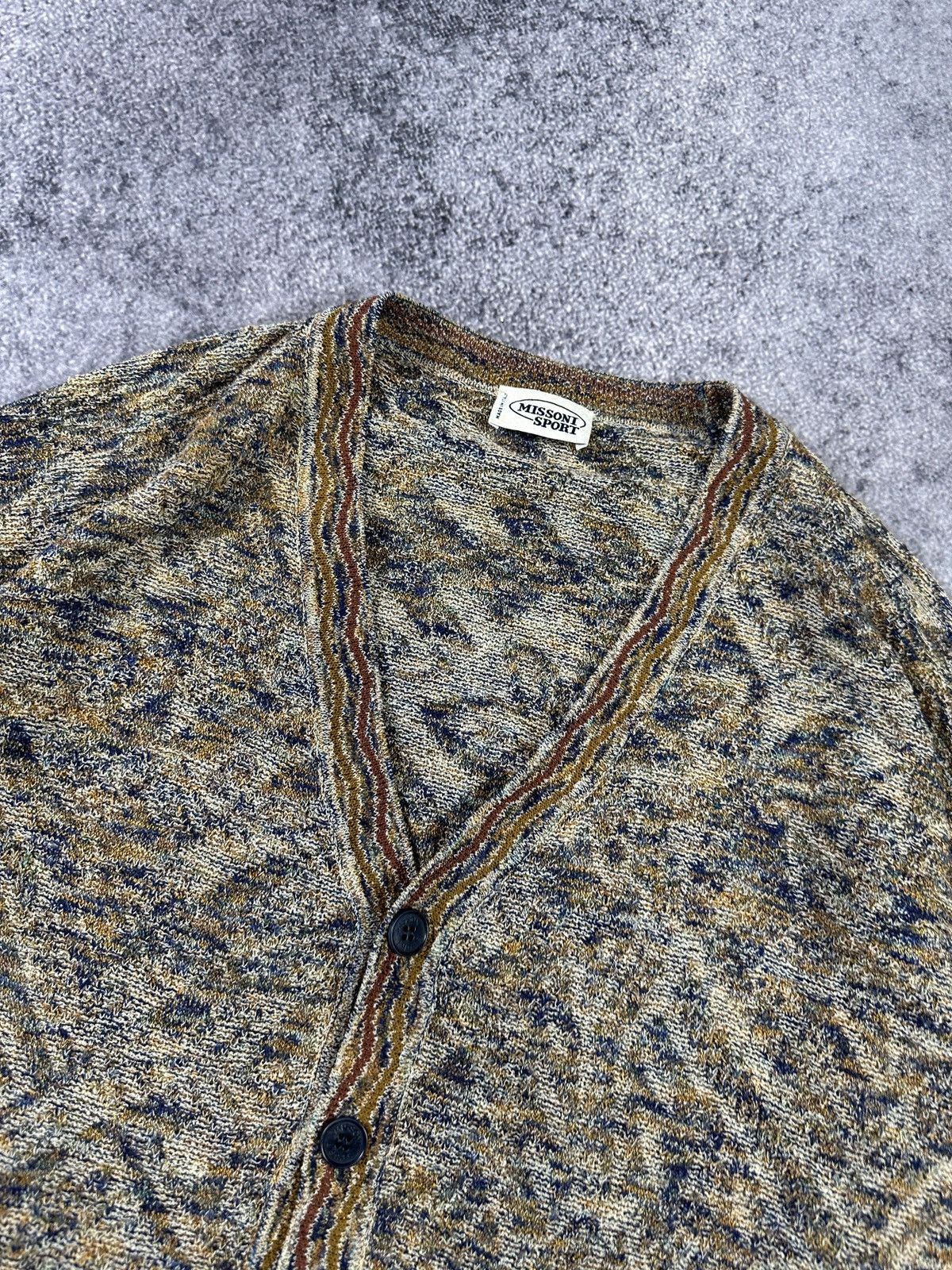 Missoni Vintage Missoni Sport Cardigan Streetwear Style Rare Usa XL Size US XL / EU 56 / 4 - 4 Thumbnail