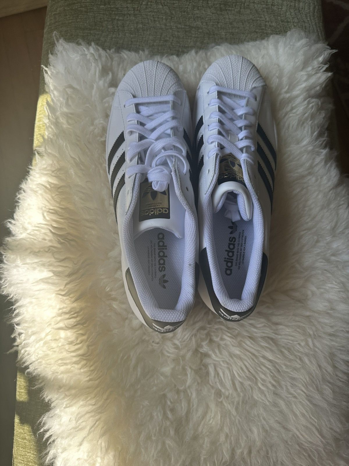 Adidas Adidas SUPERSTAR Size US 12 / EU 45 - 4 Thumbnail